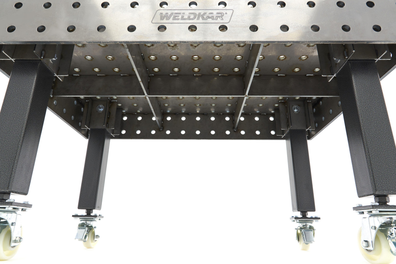 Мобилна работна маса за заварки Ø 28 мм 1500 х 1000 х 15 мм