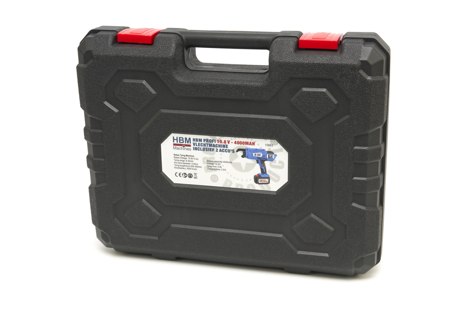 Машина за свързване на желязо и бетон - 2 батерии 10.8V 4.0AH HBM