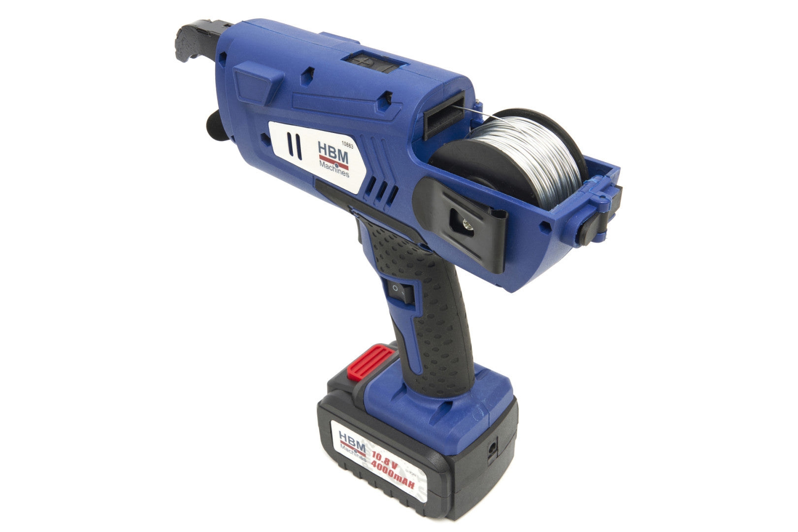 Машина за свързване на желязо и бетон - 2 батерии 10.8V 4.0AH HBM