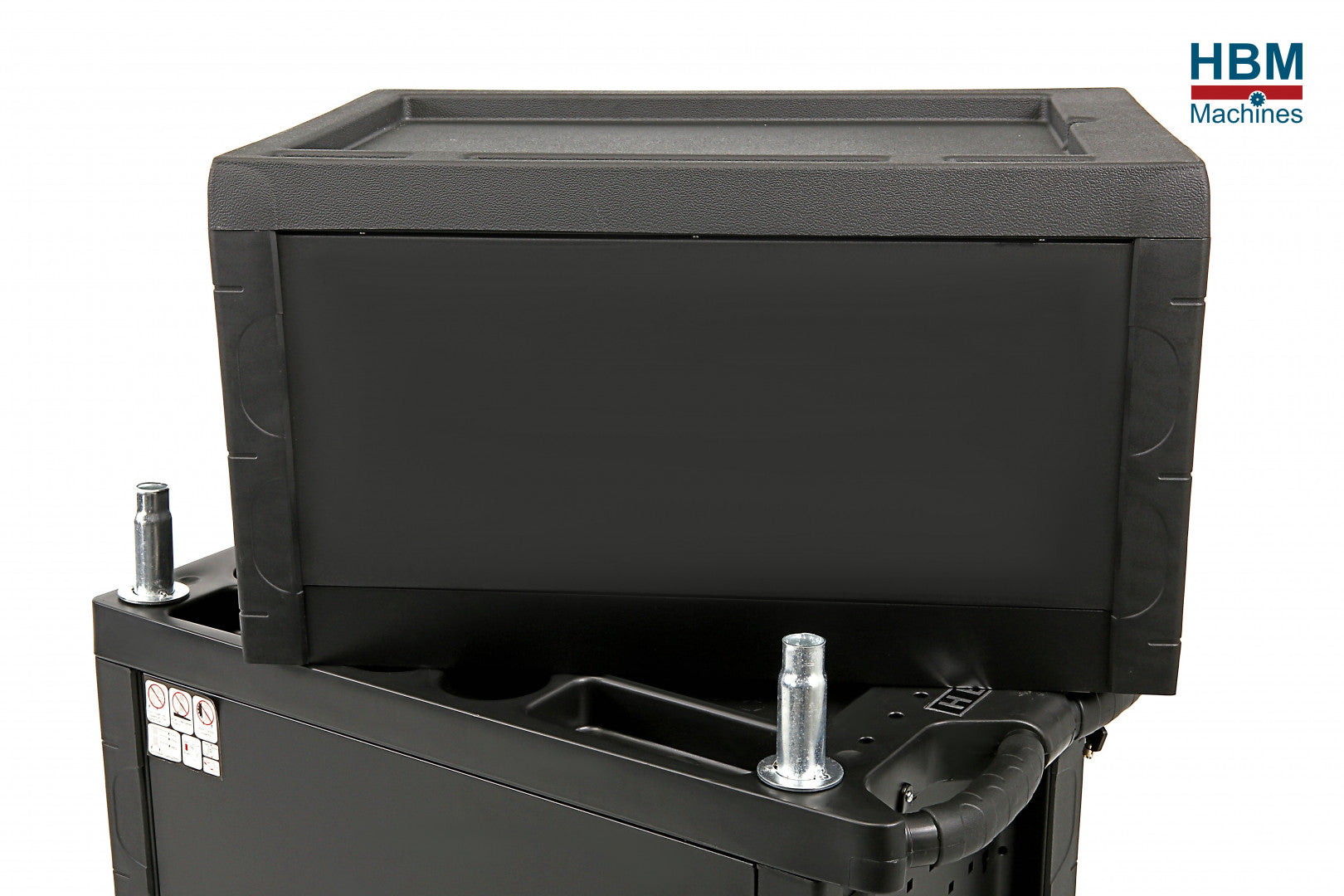 Метална кутия с 4 чекмеджета за инструменти, син цвят