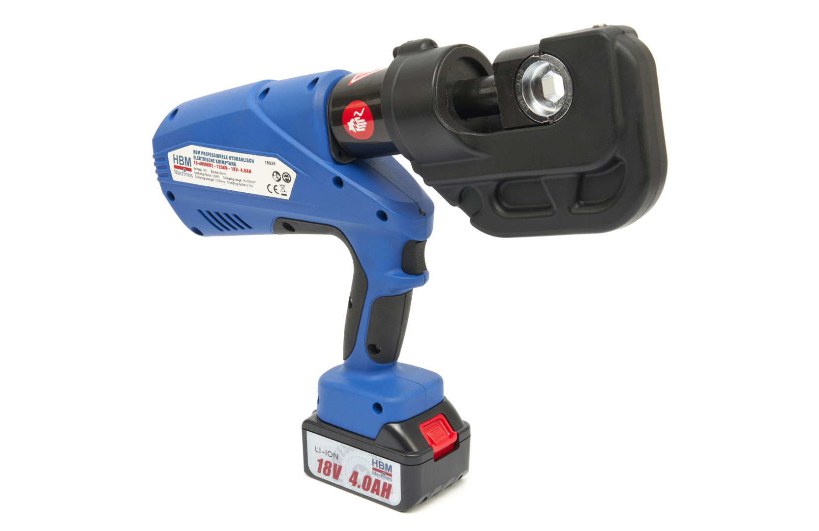 Електрохидравлични клещи за кабели с акумулатор 4.0Ah 18V 16 - 400MM2 120KN