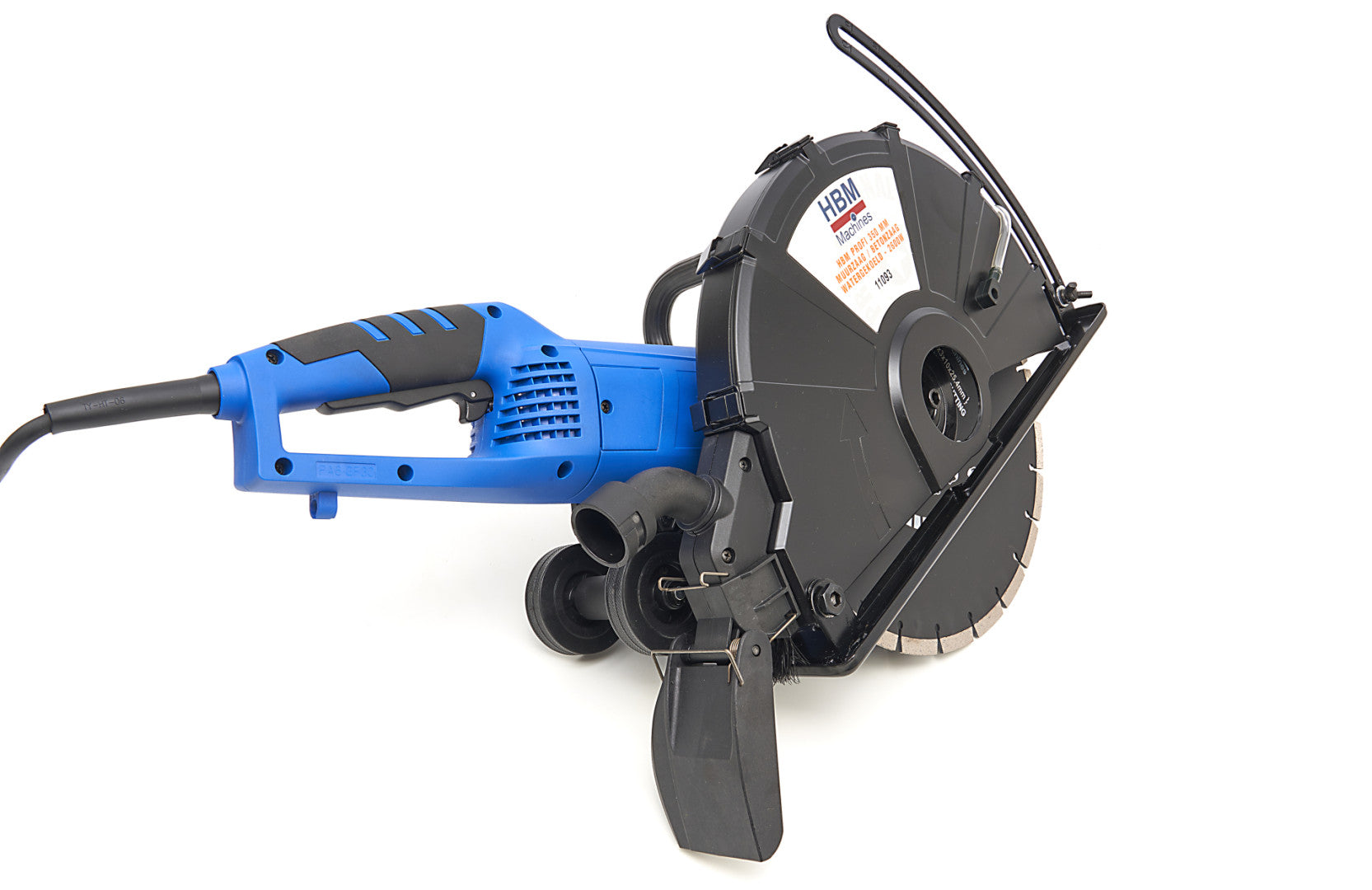 Електрически циркуляр за бетон - охлаждане с вода - 2600W 350 мм HBM