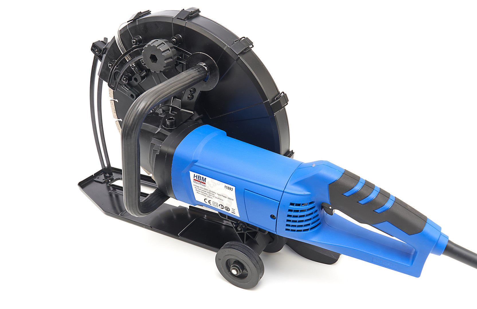 Електрически циркуляр за бетон - охлаждане с вода - 2600W 350 мм HBM