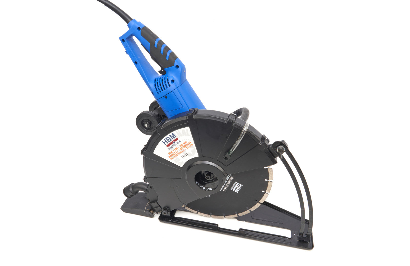 Електрически циркуляр за бетон - охлаждане с вода - 2600W 350 мм HBM