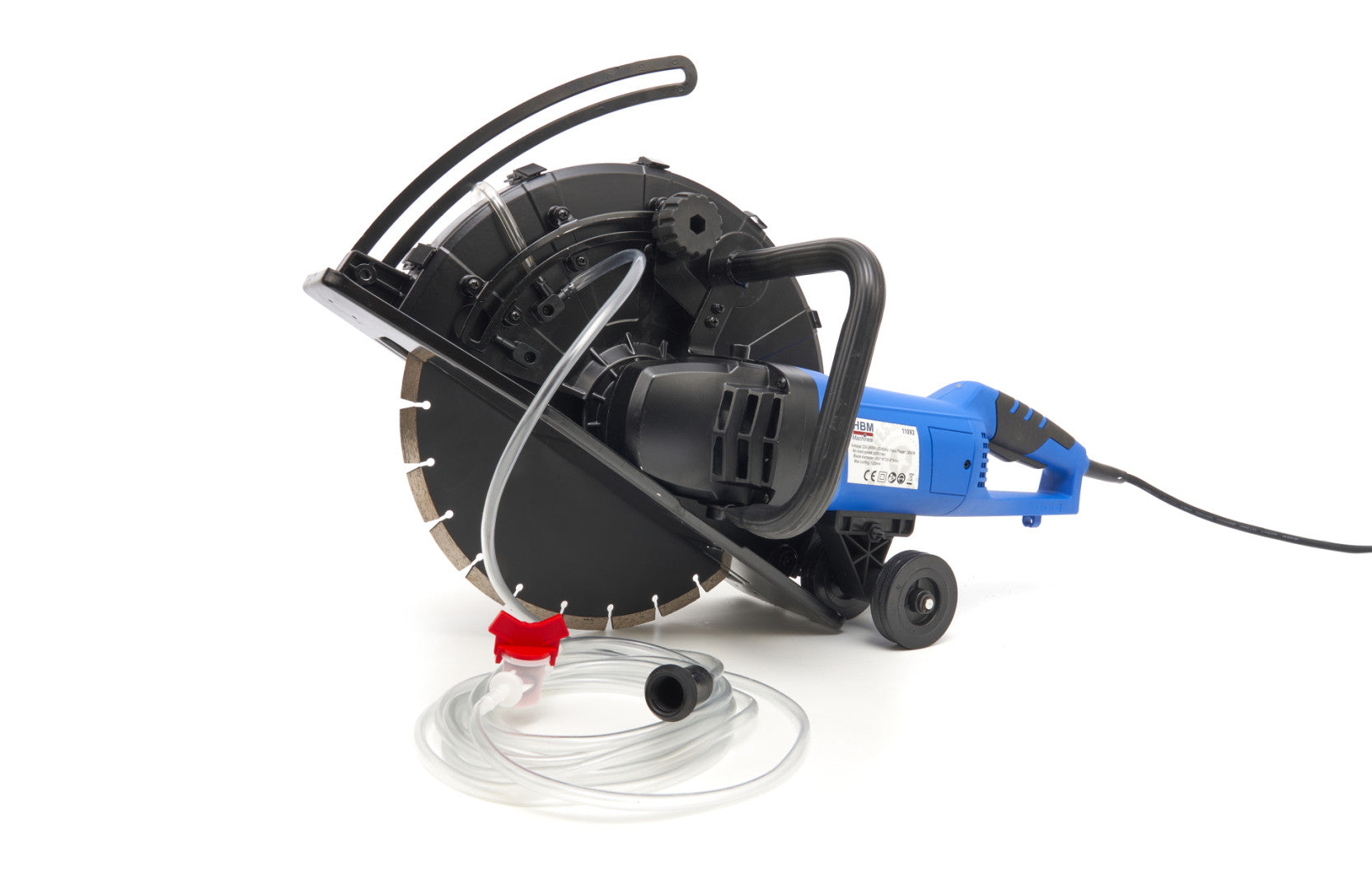 Електрически циркуляр за бетон - охлаждане с вода - 2600W 350 мм HBM