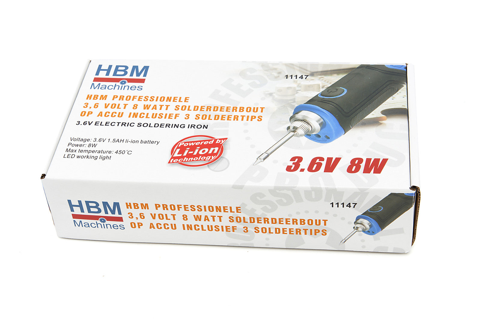 Акумулаторен пистолет за лепене 3.6V 8W HBM