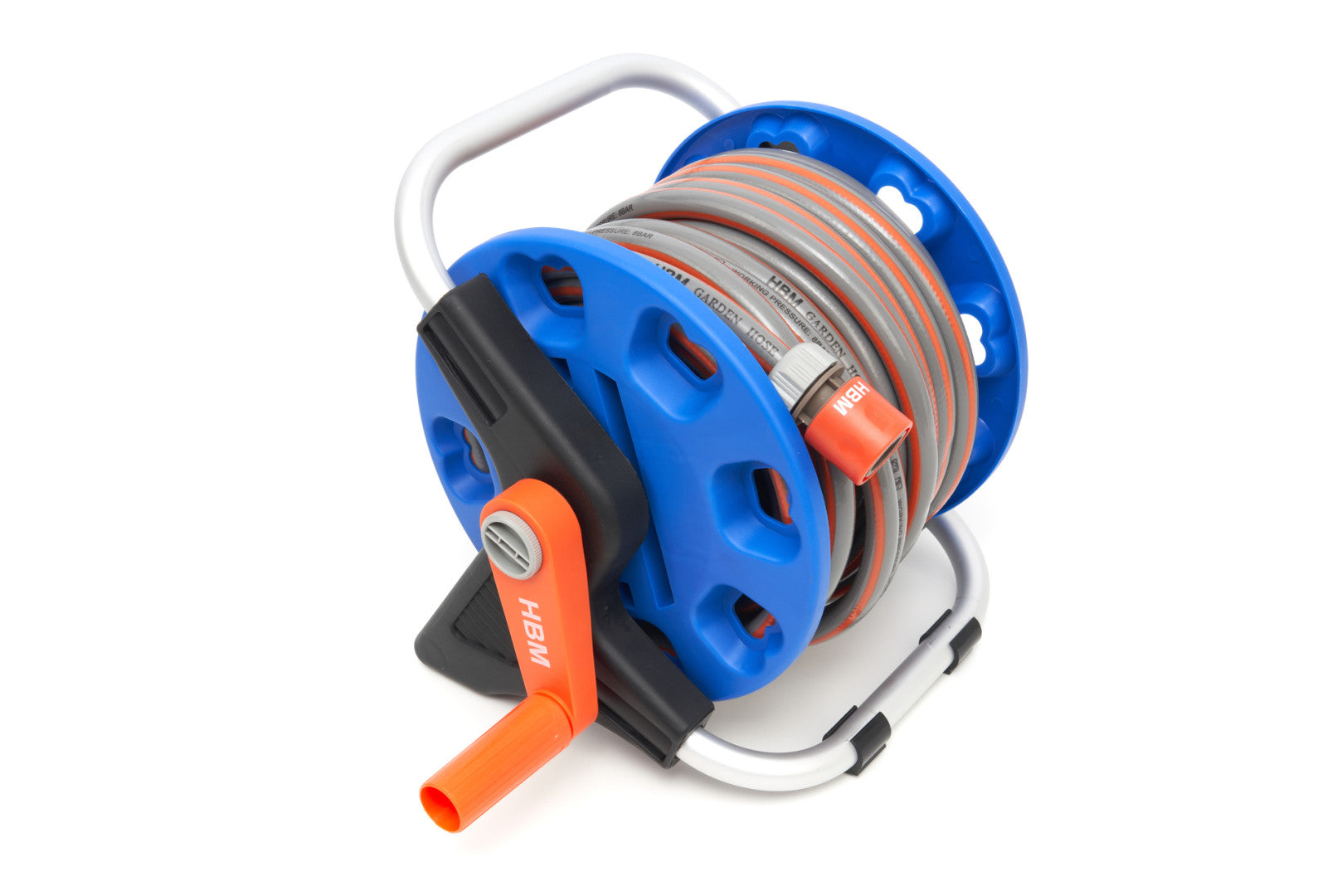 Макара с маркуч за вода за градина 15 м HBM