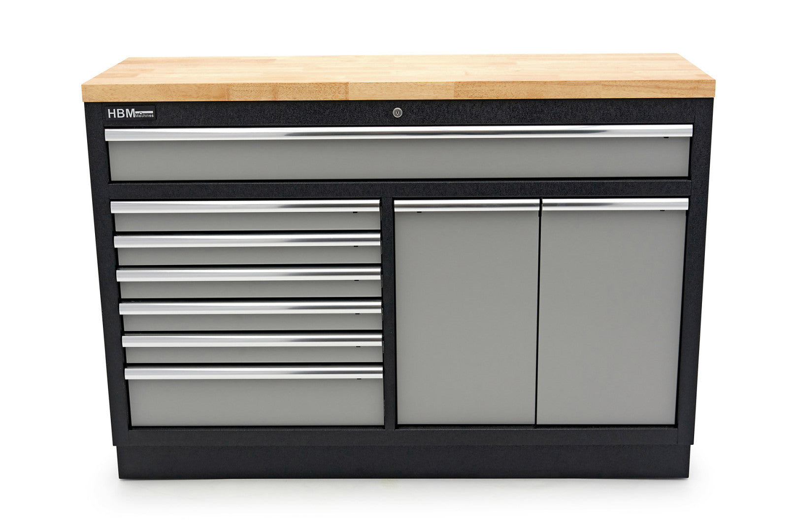 Професионален шкаф за инструменти с работен плот 136 см 9 чекмеджета НВМ