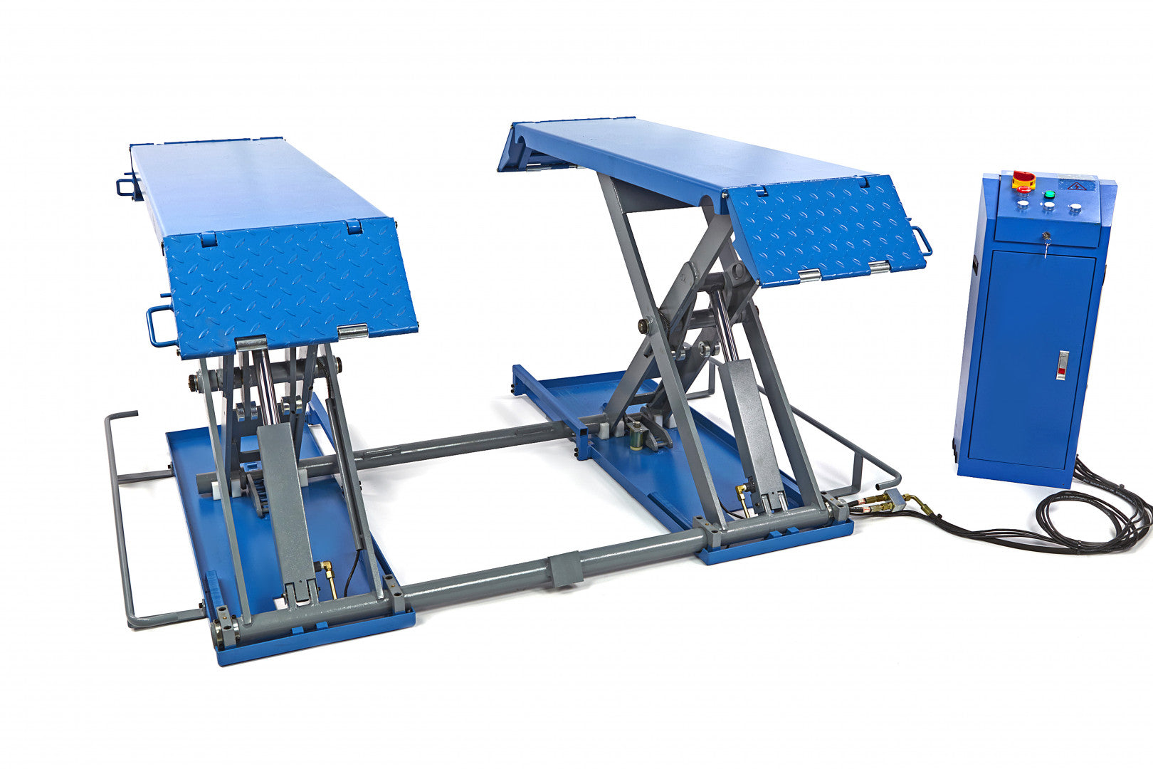 Подемник 220V тип ножица 3 т HBM + Безплатно масло