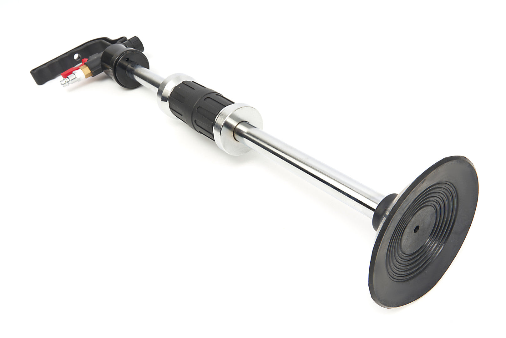 Пневматично устройство с плъзгащ се чук за изправяне на ламарина, каросерия