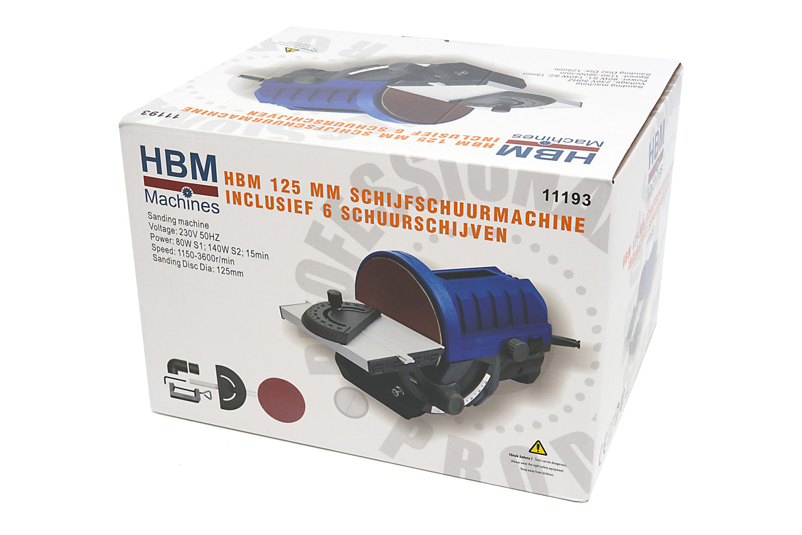 Машина за шлайфане с диск 125 мм НВМ