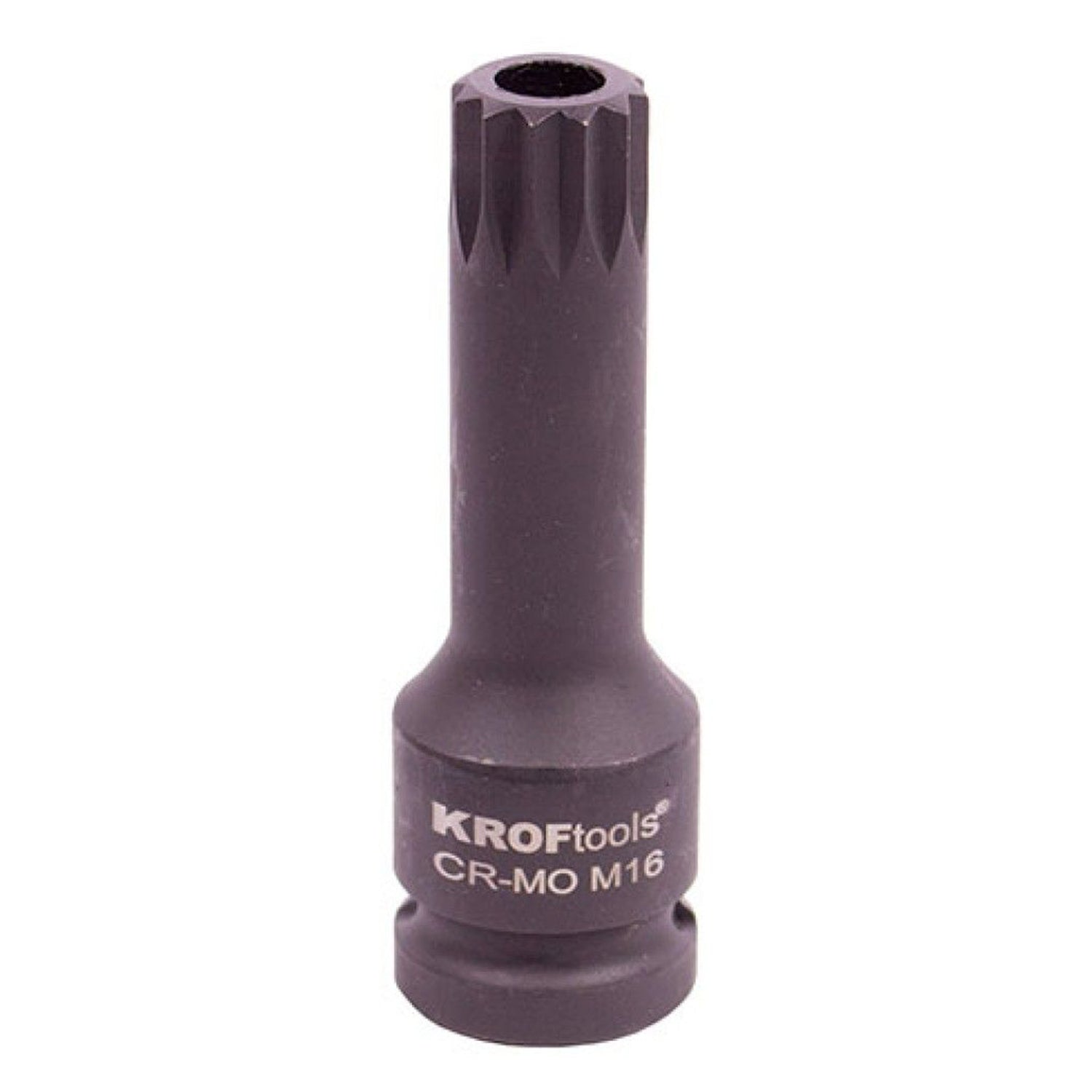 Бит SPLINE M16 ударен с отвор 1/2 KROFTOOLS