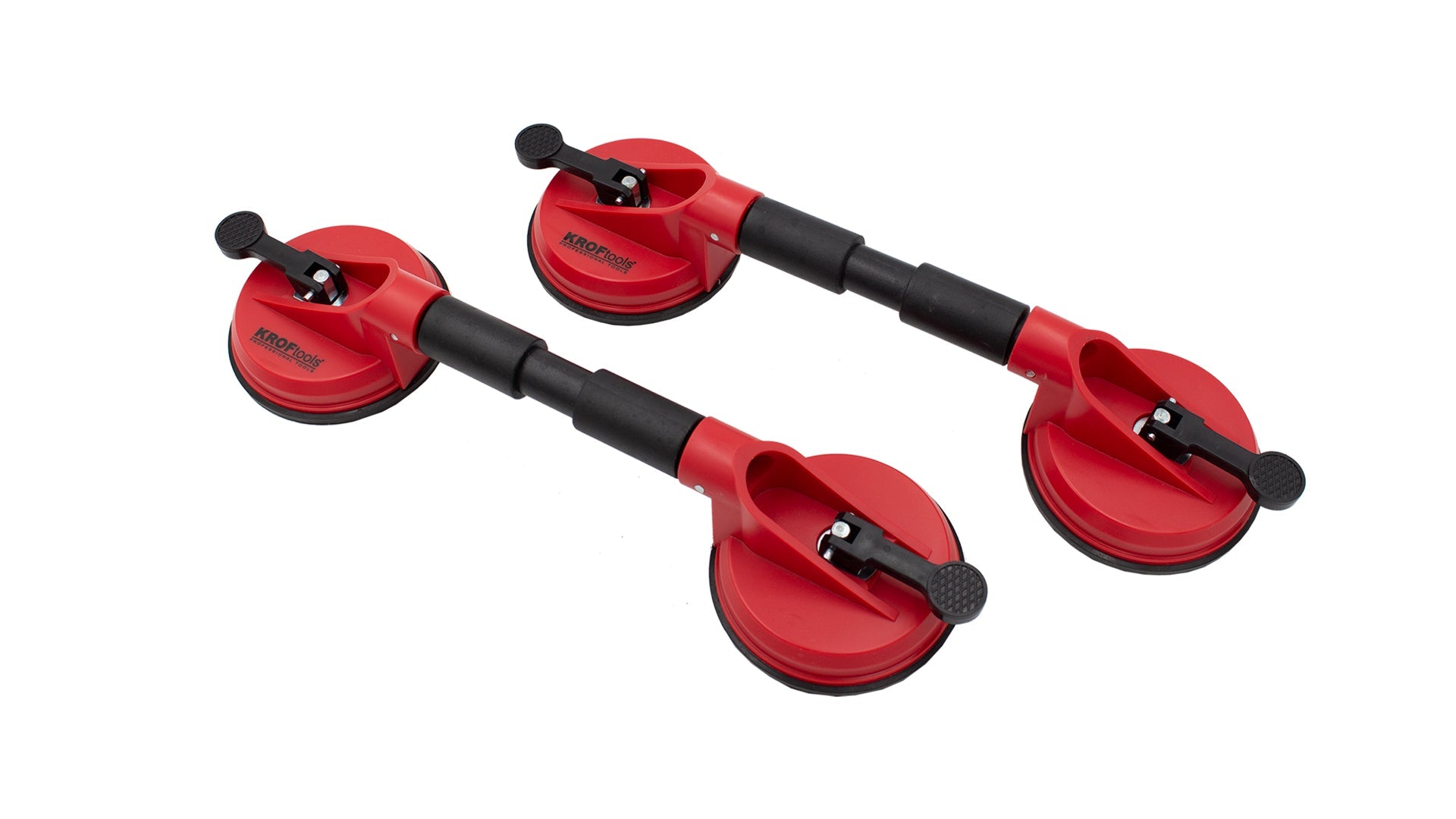 Комплект вендузи за демонтиране на предно стъкло + анкерна лента KROFTOOLS