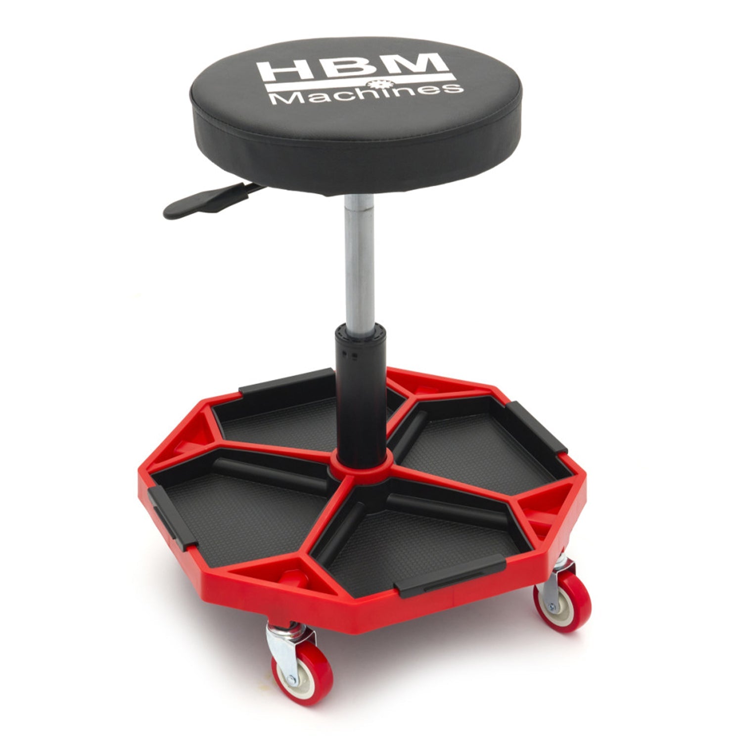 Стол за автомеханик с регулируема височина и поставка за инструменти HBM
