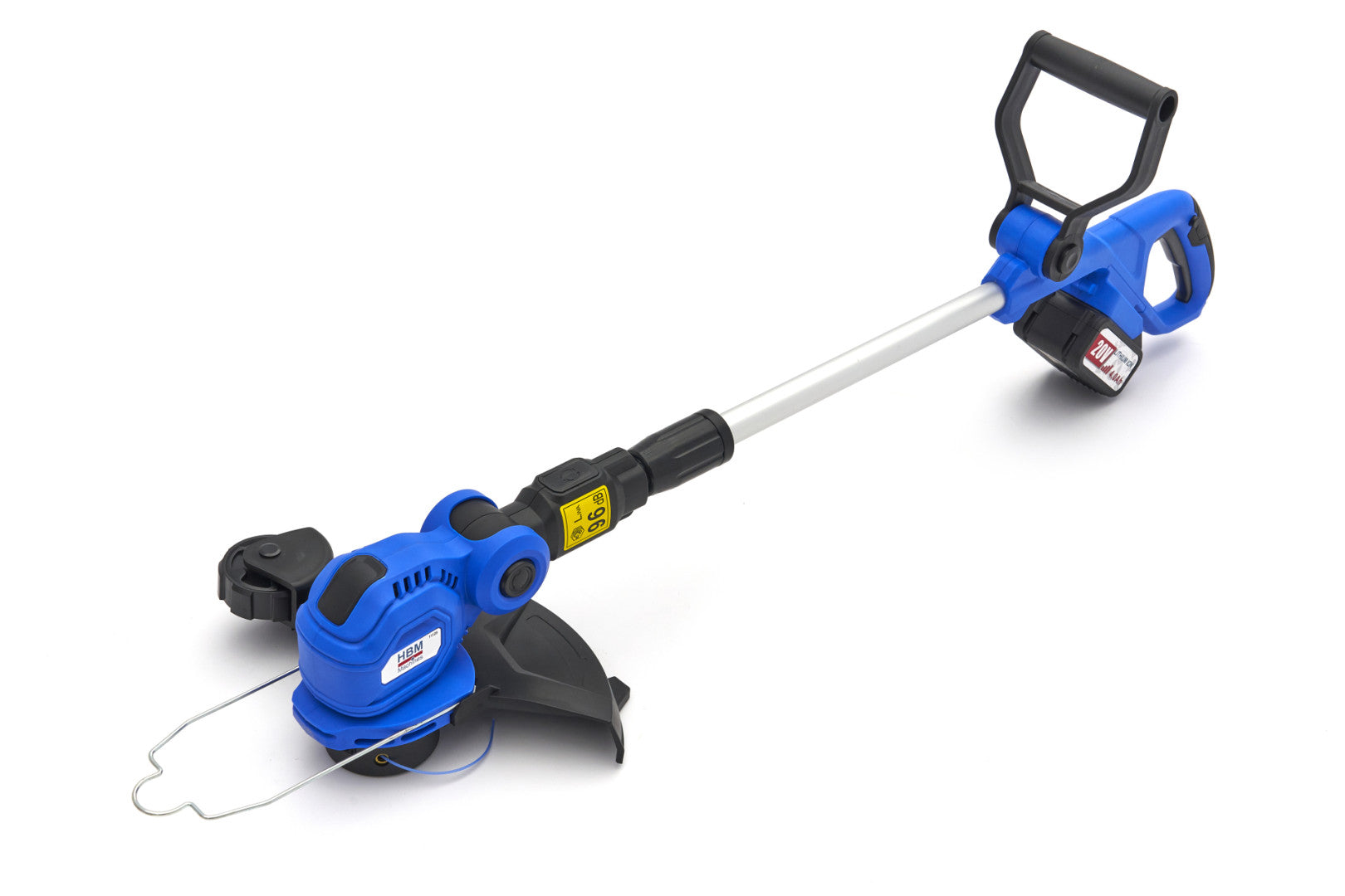 Комплект резачка за косене на трева и резачка за жив плет с 2 акумулатора 20V 4.0Ah HBM