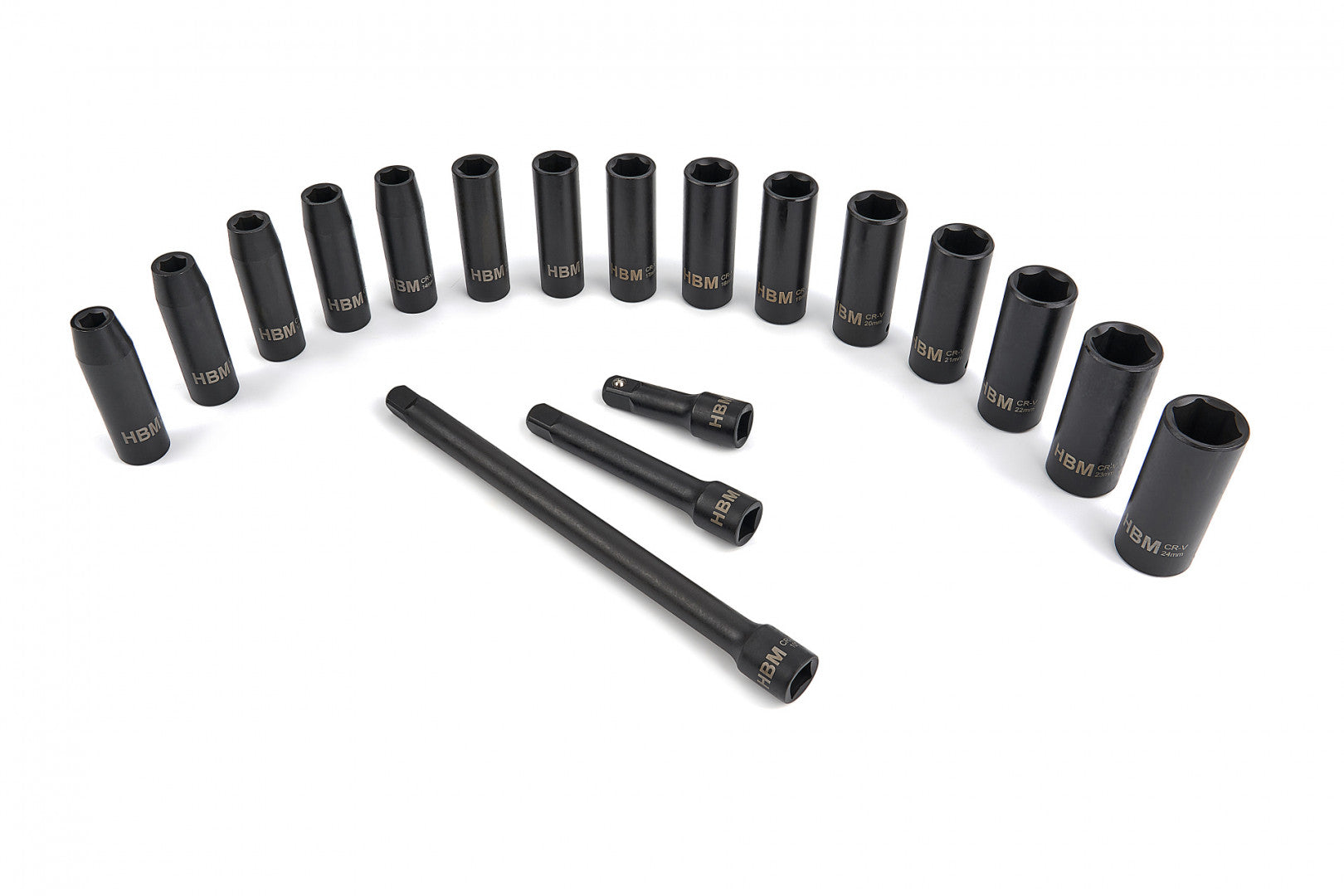 Комплект ударни вложки 1/2 18 бр. HBM
