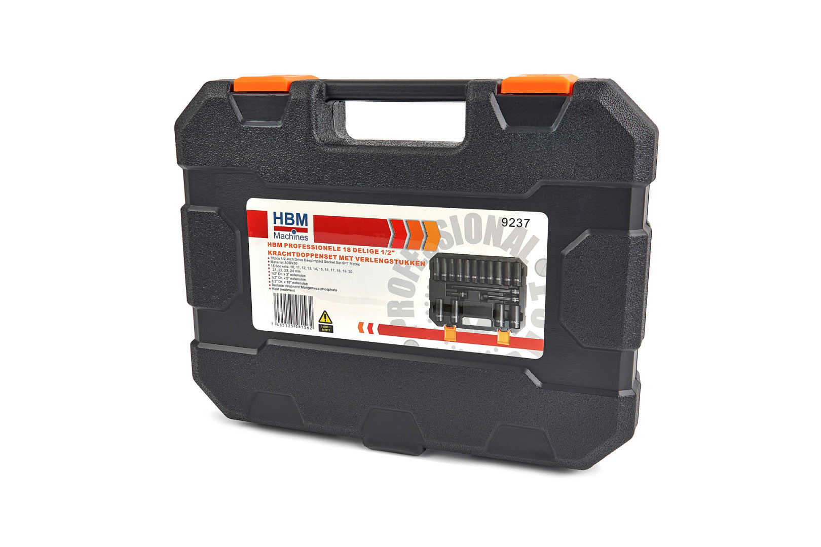 Комплект ударни вложки 1/2 18 бр. HBM