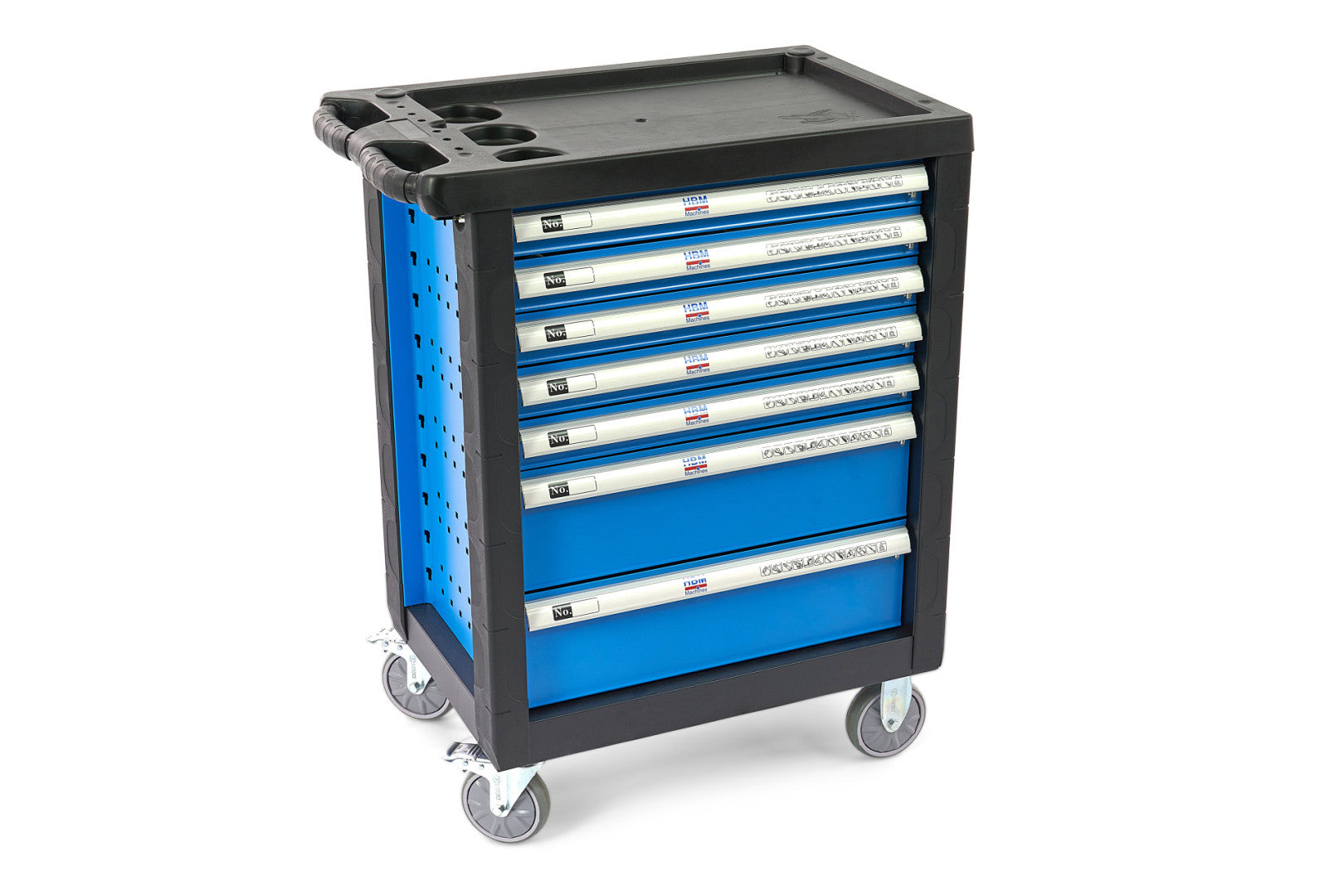 Шкаф с инструменти НВМ, 7 чекмеджета 196 части, 5 модула - Premium, Холандия
