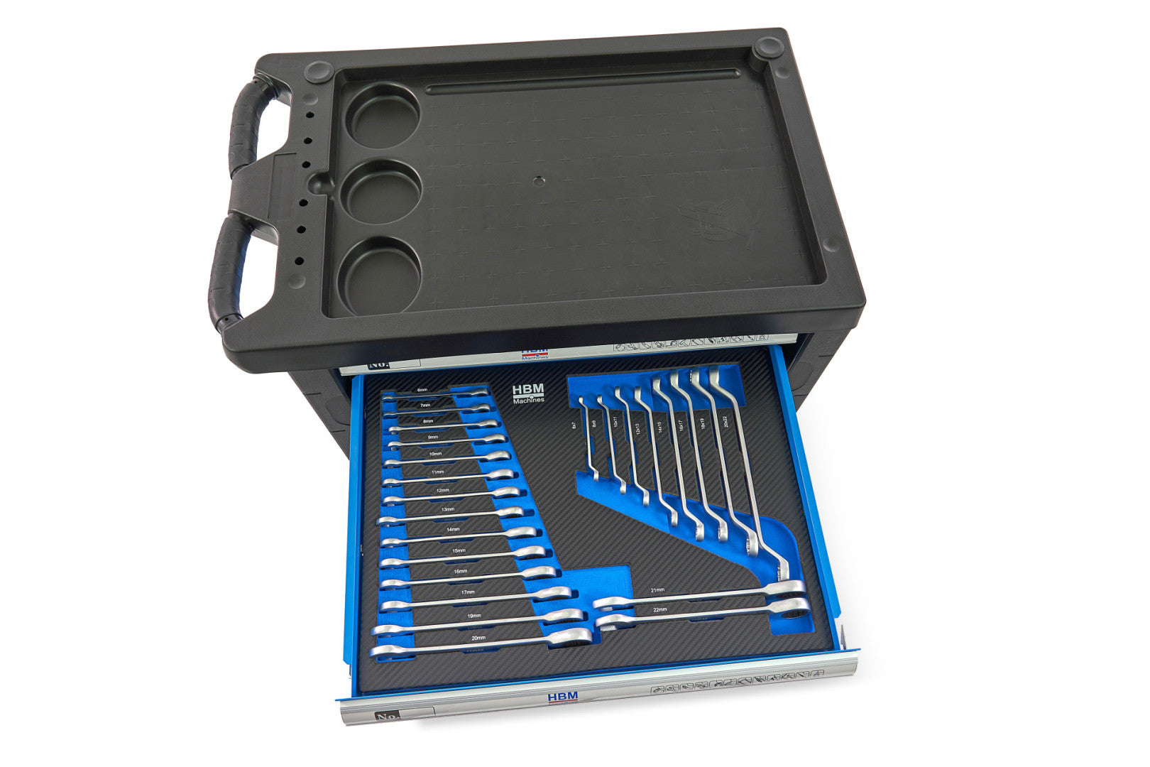 Шкаф с инструменти НВМ, 7 чекмеджета 196 части, 5 модула - Premium, Холандия