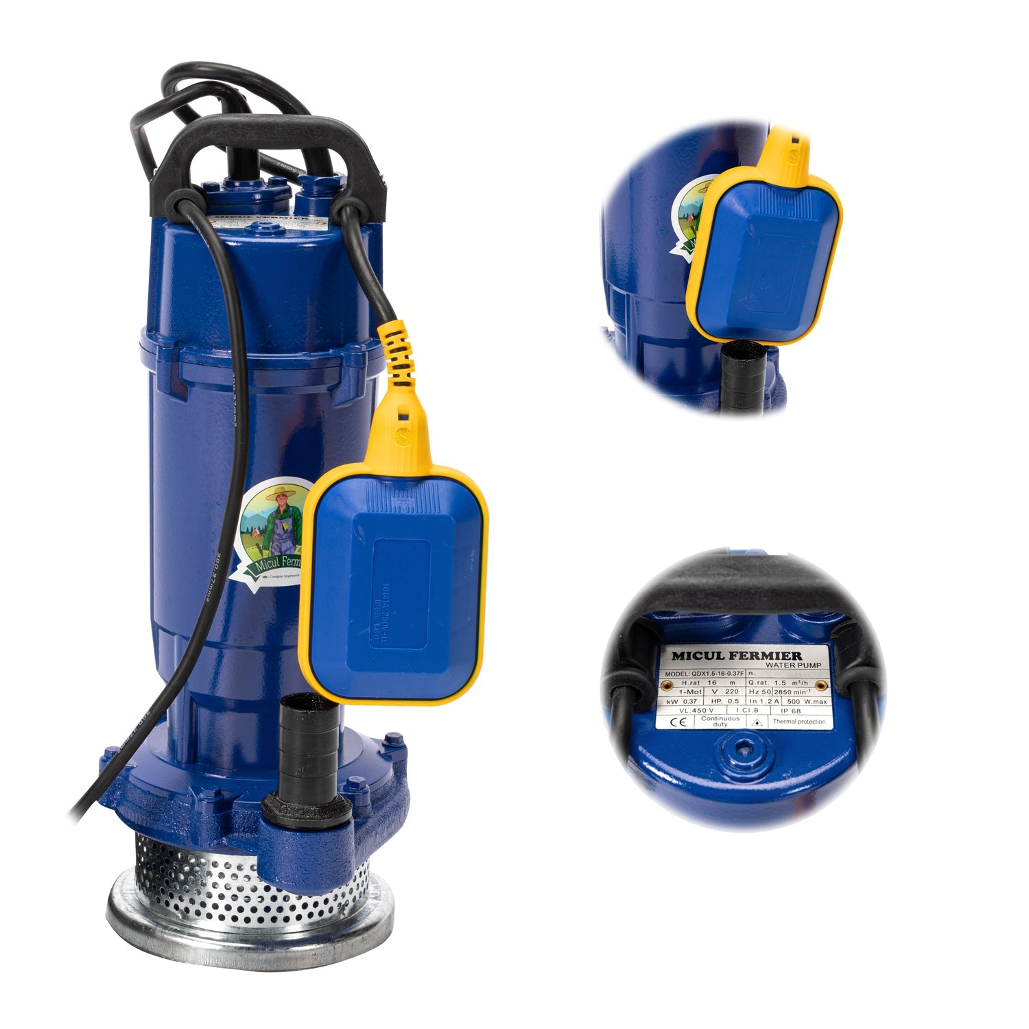 Потопяема водна помпа 370W 65 L/M GB11041