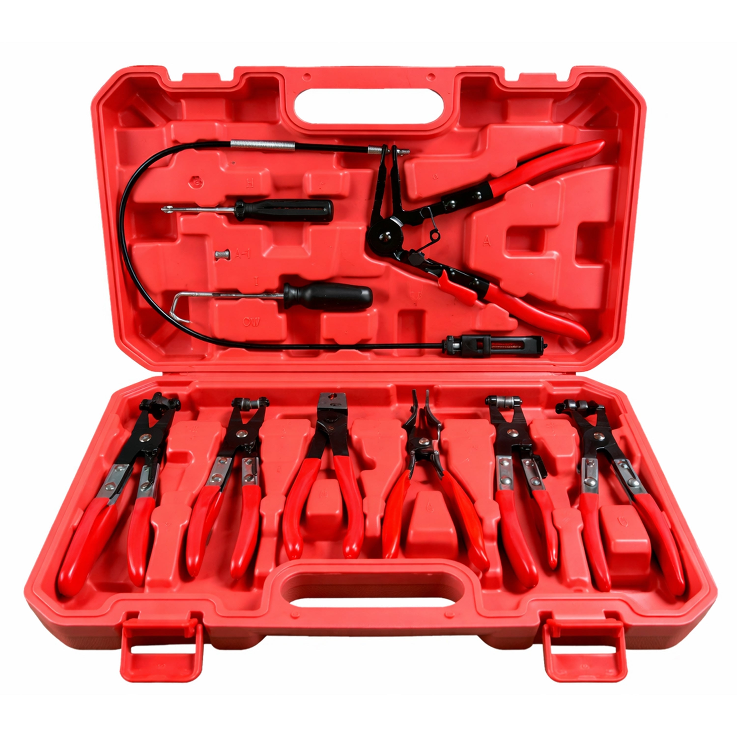 Комплект клещи за скоби водни съединения и маркучи, 9 бр. GEBO TOOLS