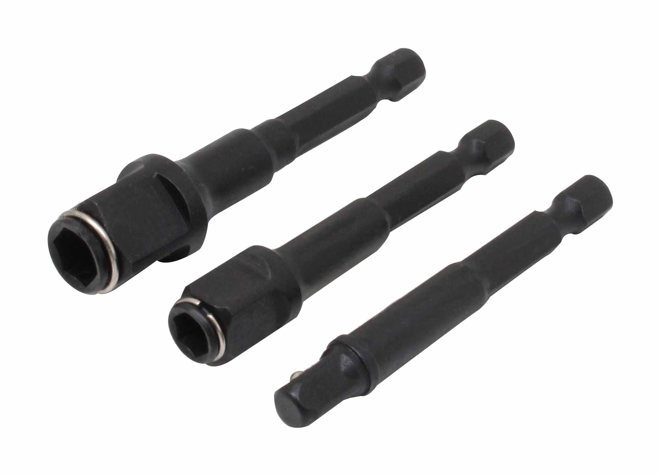 Комплект 3 адаптера за глави на вложки и битове 1/4 3/8 1/2