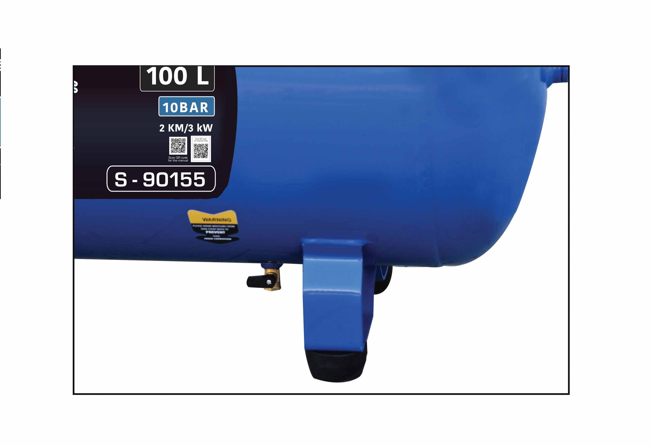 Въздушен компресор 100 л 3CP 230V SATRA