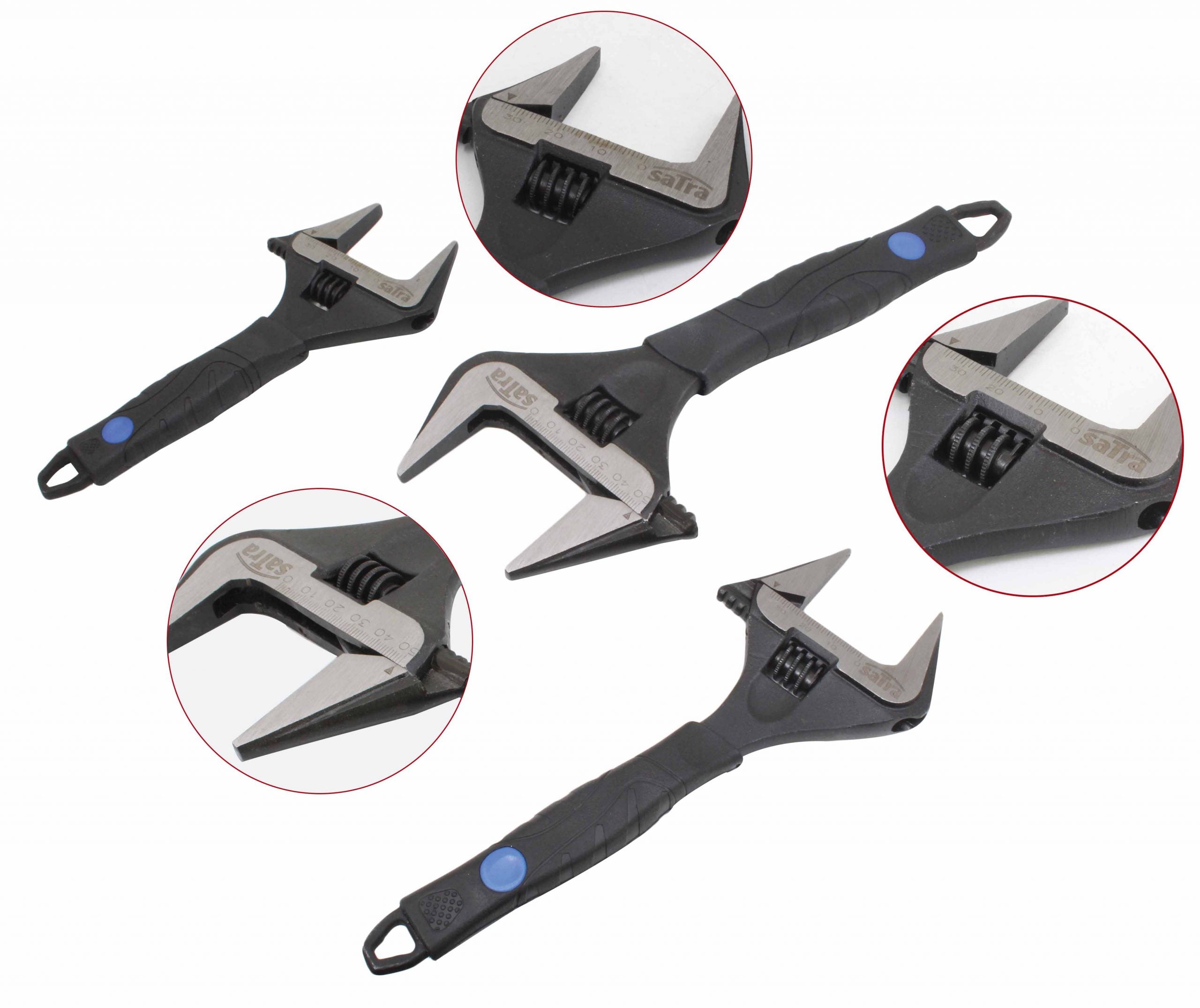 Комплект регулируеми ключове 3 бр. SATRA