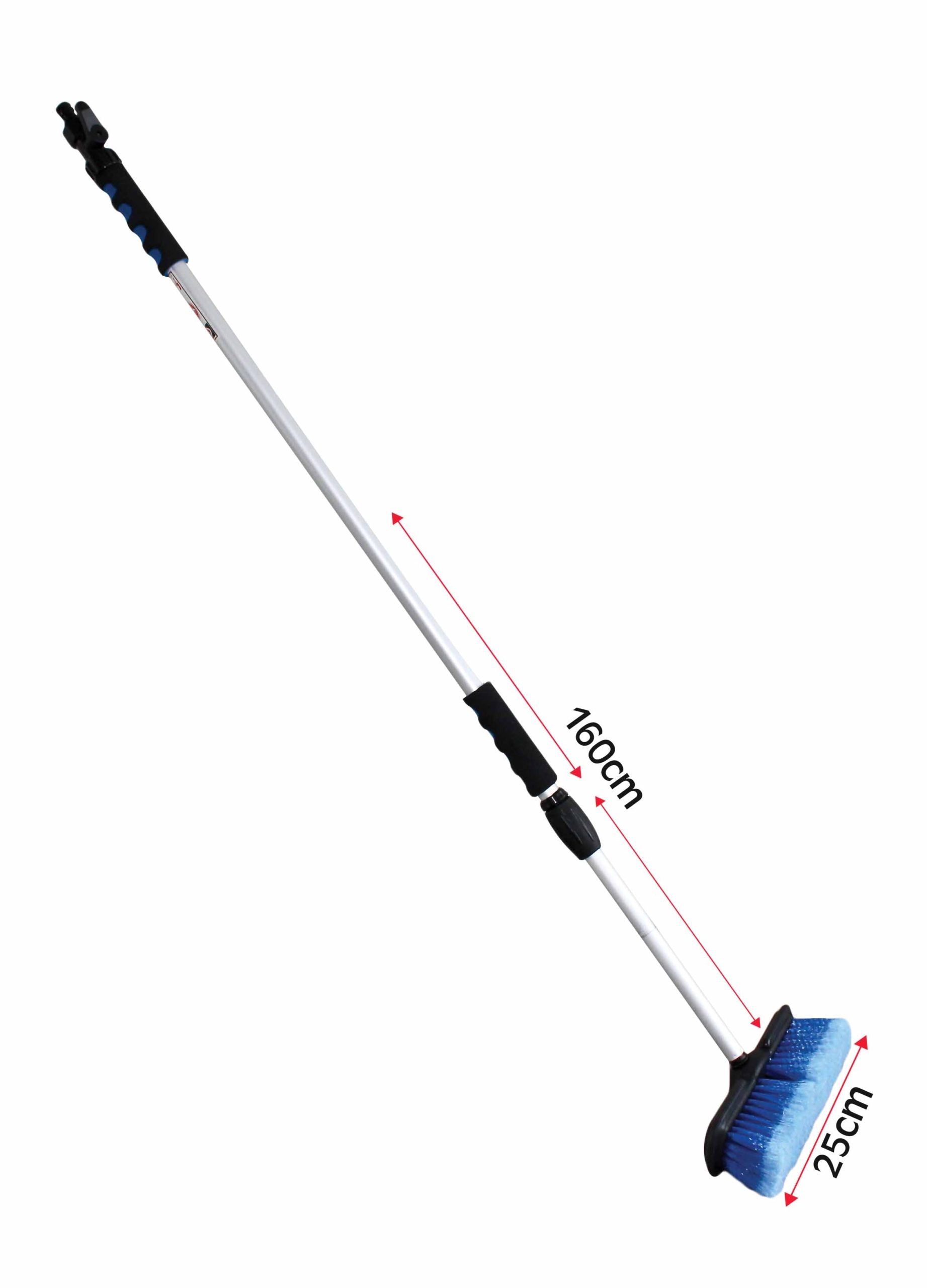 Четка за миене на автомобил с телескопична дръжка 250 х 60 мм 1020 - 1725 мм