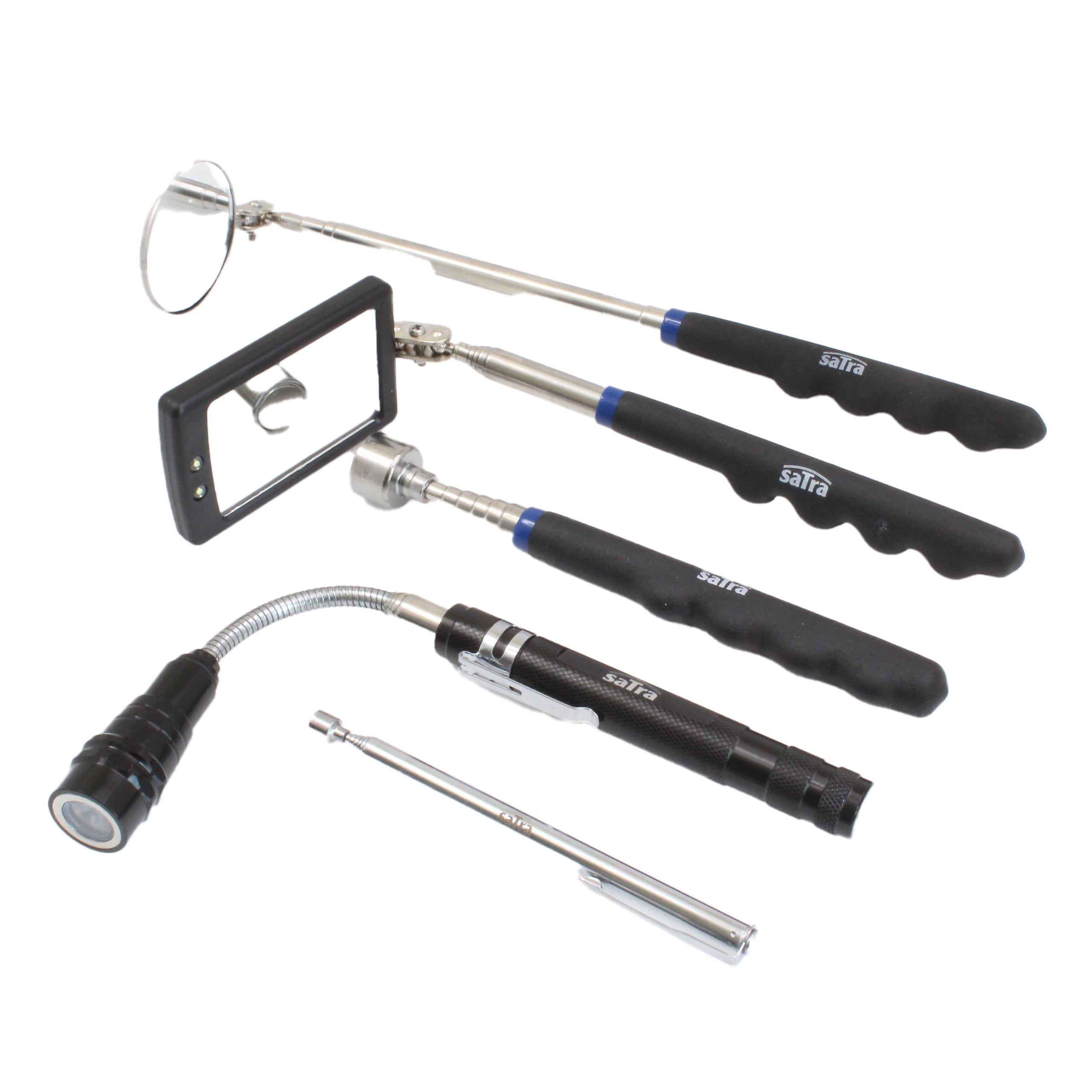 Комплект за проверка и възстановяване 5 части - магнит, огледало, LED фенерче