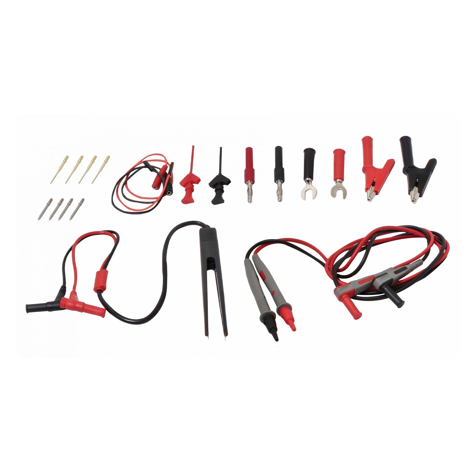 Комплект кабели и аксесоари за мултиметри 21 части SATRA