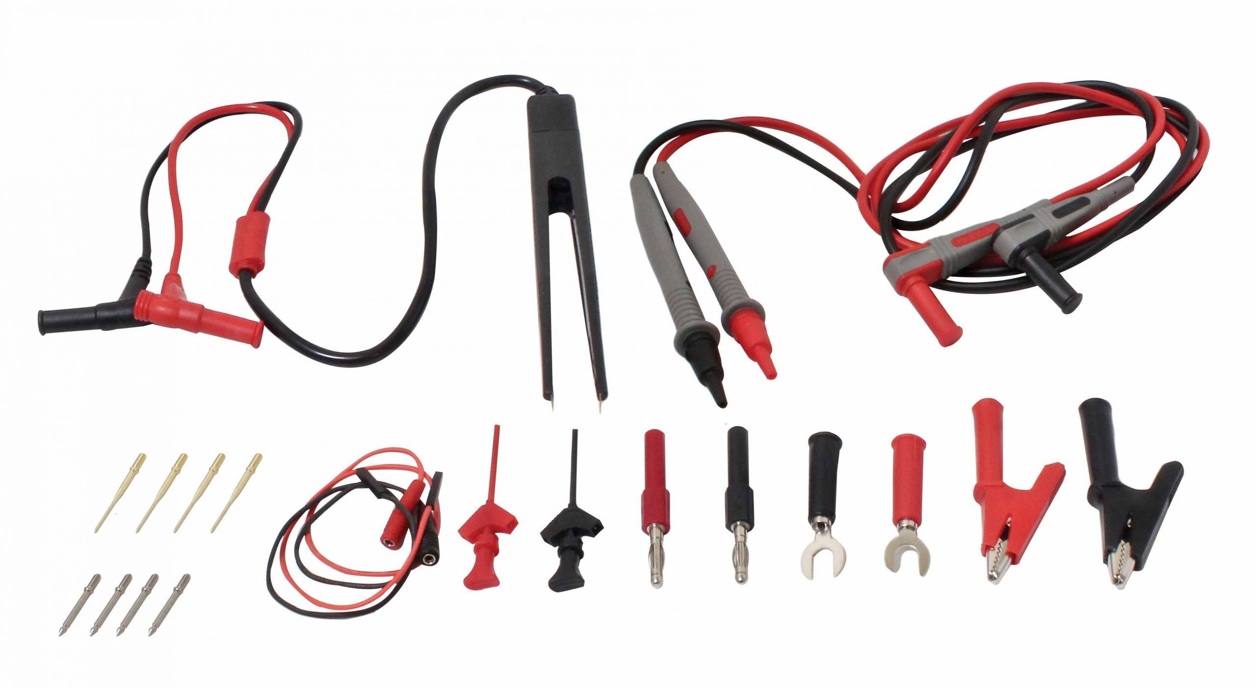 Комплект кабели и аксесоари за мултиметри 21 части SATRA