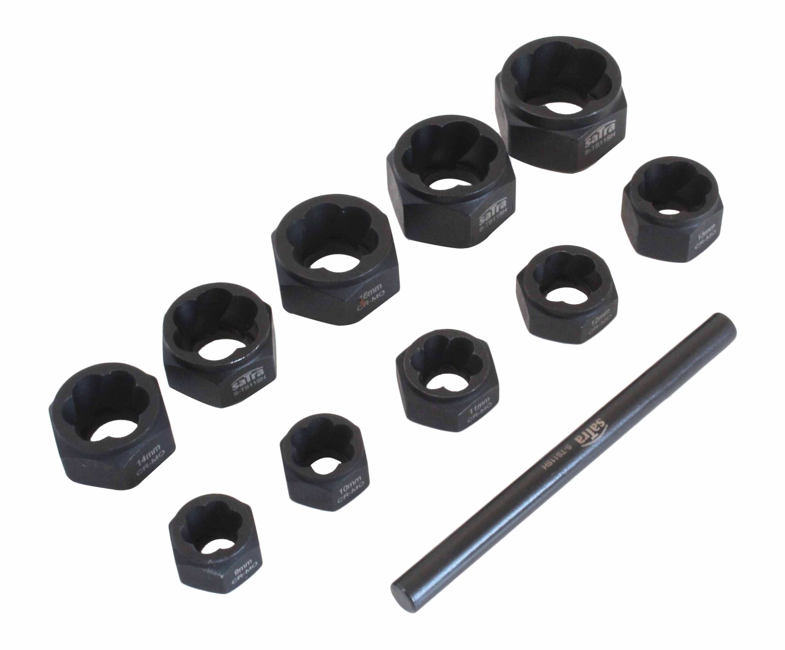 Комплект вложки за използвани винтове 9-19 мм 11 части SATRA