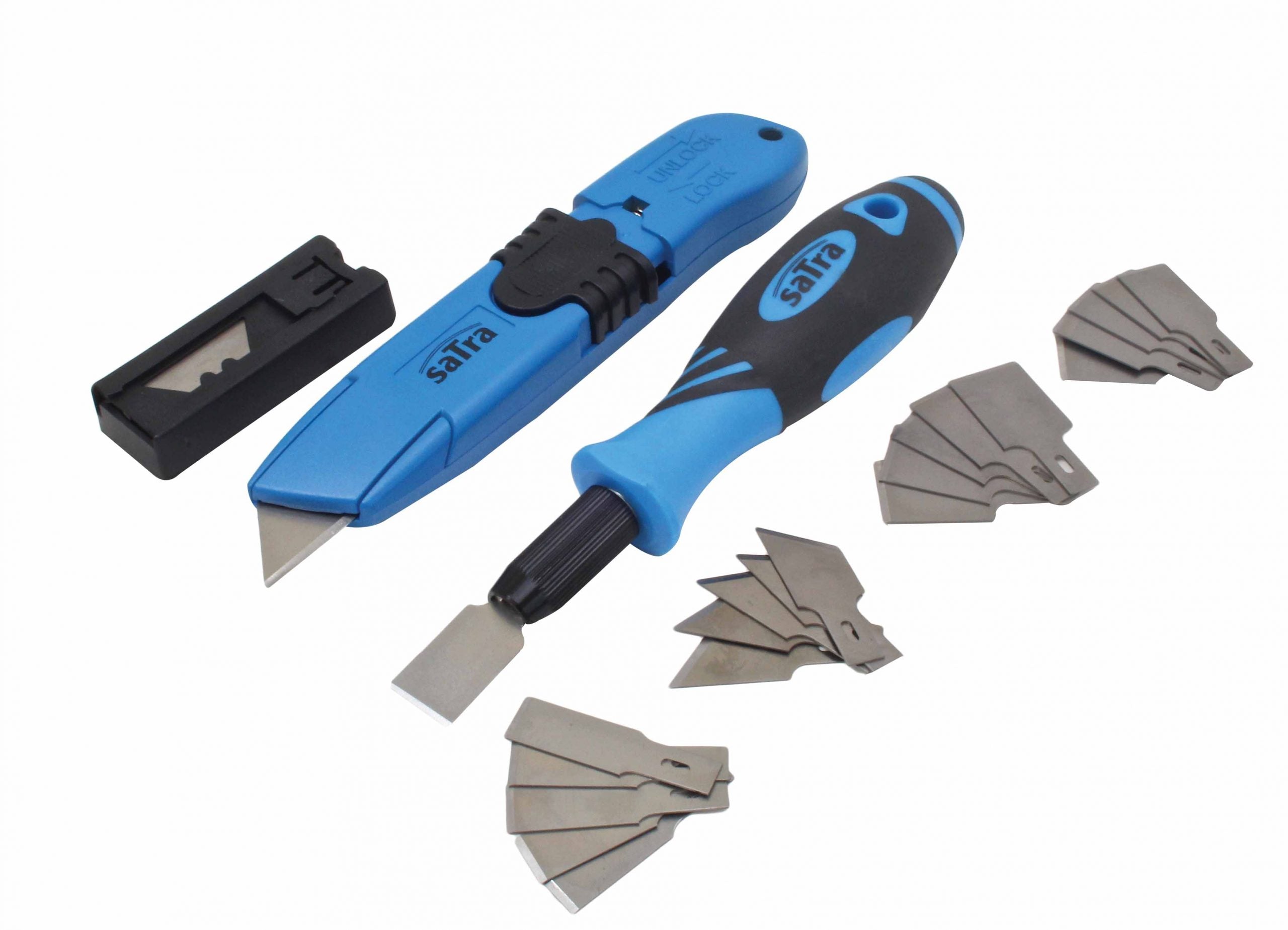 Комплект стъргалка и ножче 30 части SATRA