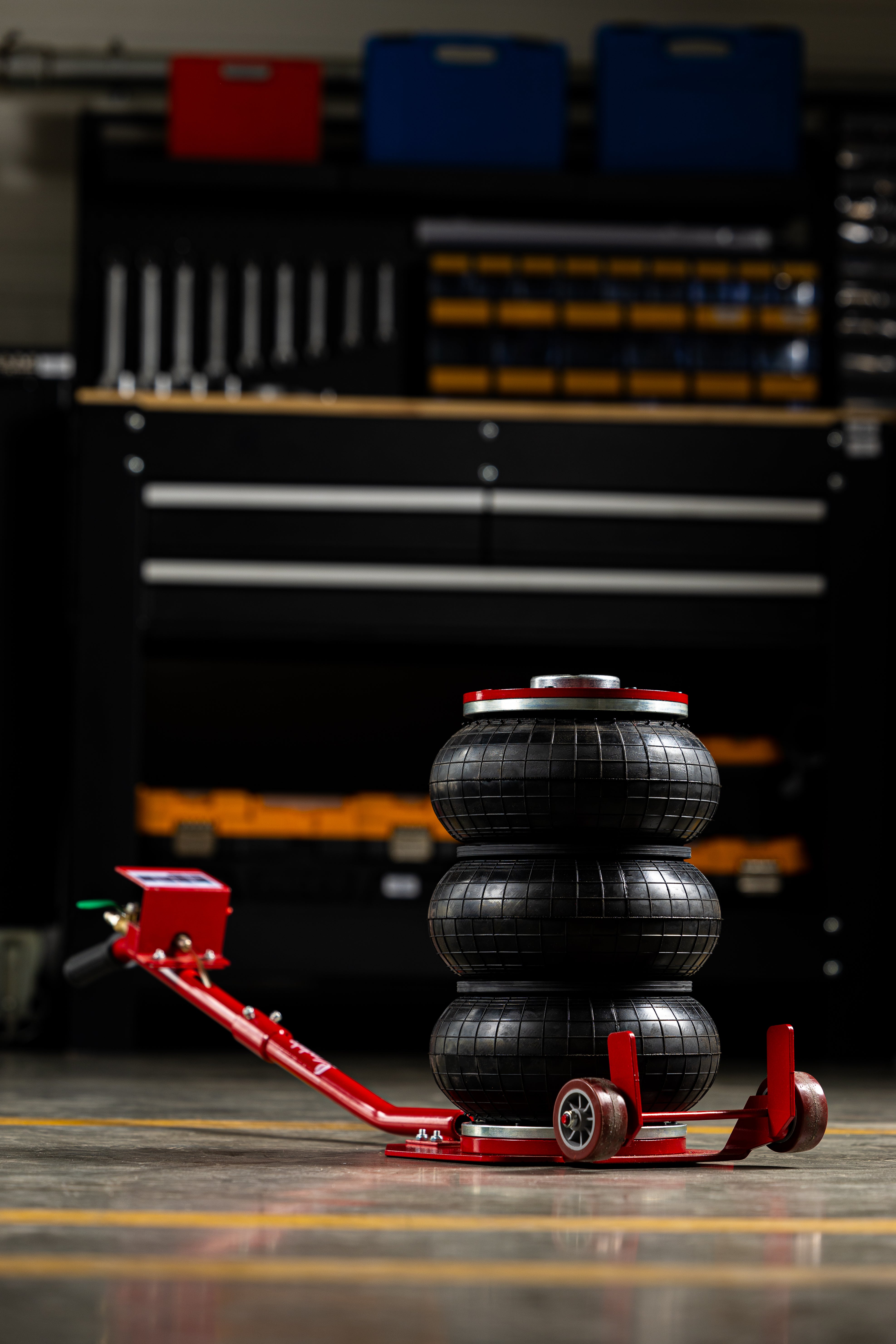 Пневматичен крик с въздушна възглавница с повдигач 3.5 т 14-48 см