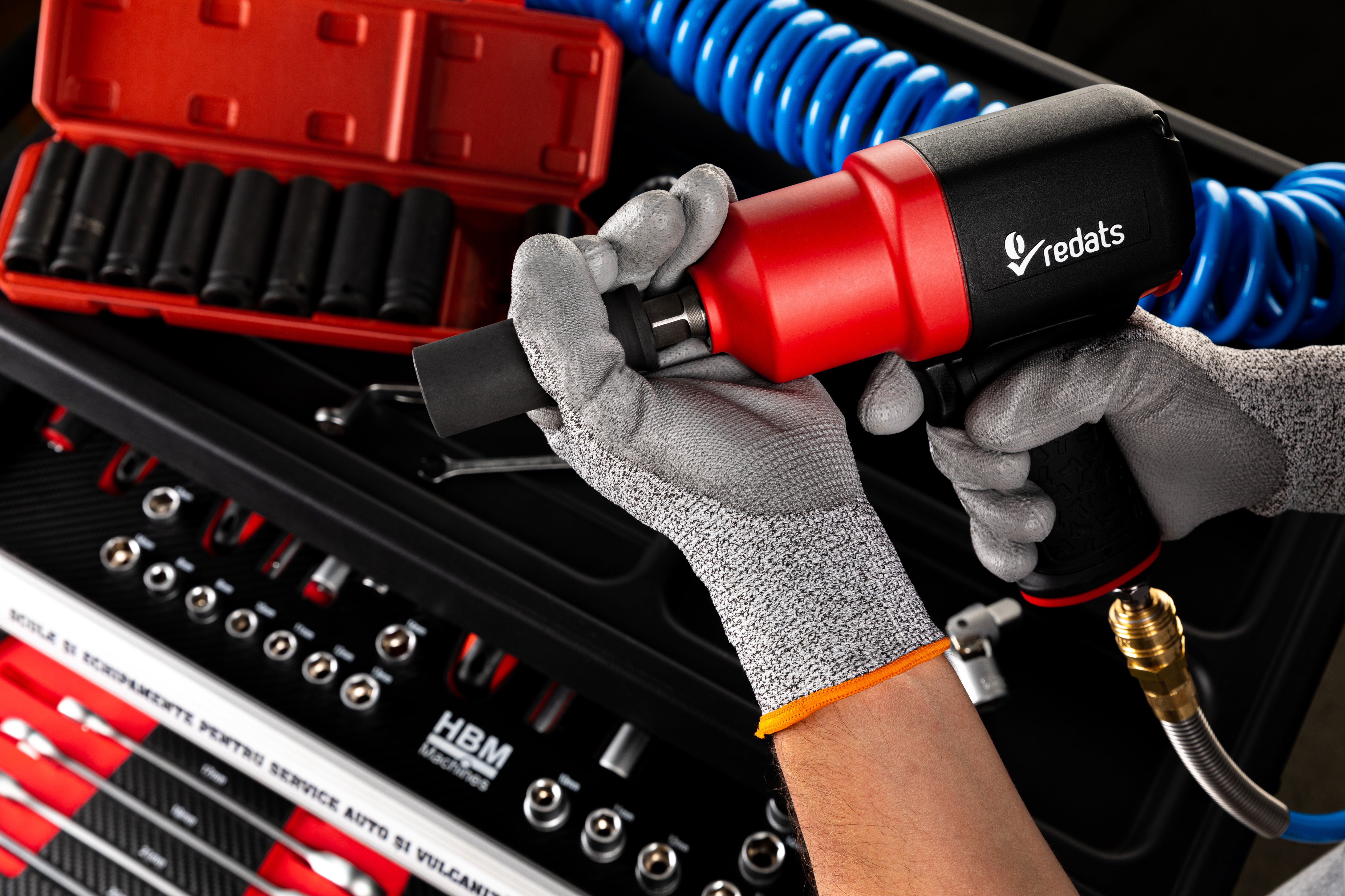 Пневматичен ударен гайковерт 1/2 1900NM REDATS