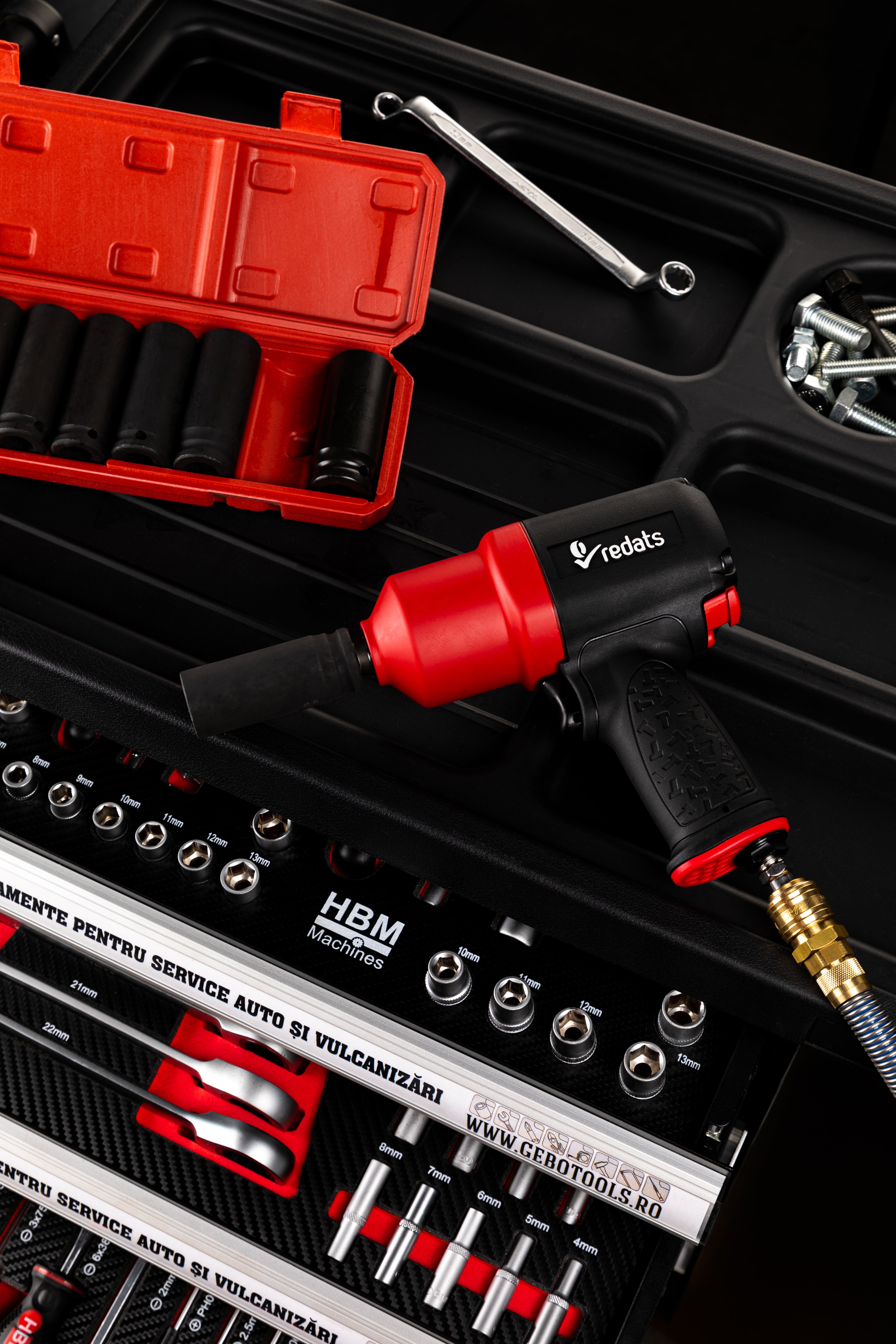 Пневматичен ударен гайковерт 1/2 1900NM REDATS