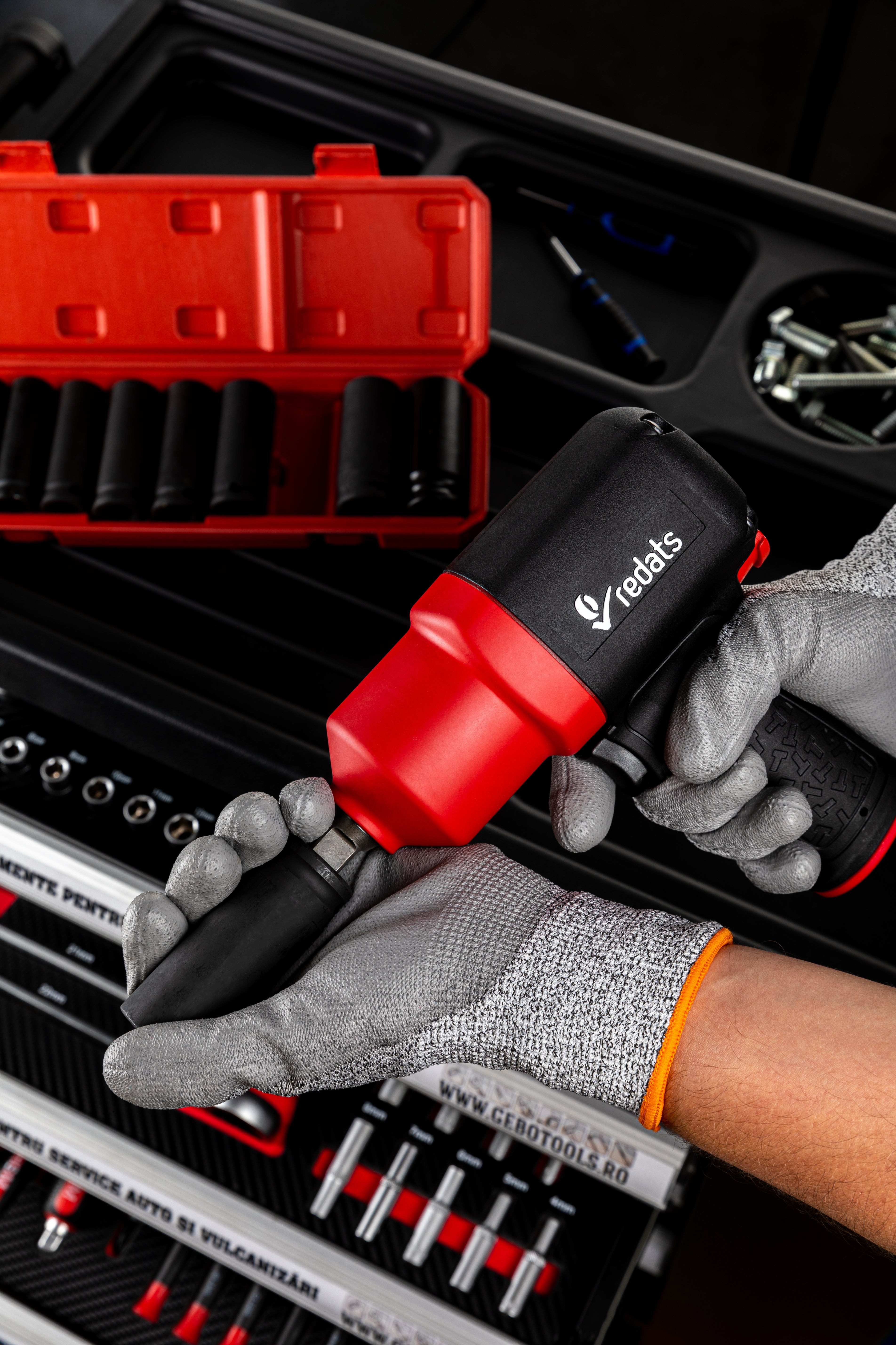 Пневматичен ударен гайковерт 1/2 1900NM REDATS