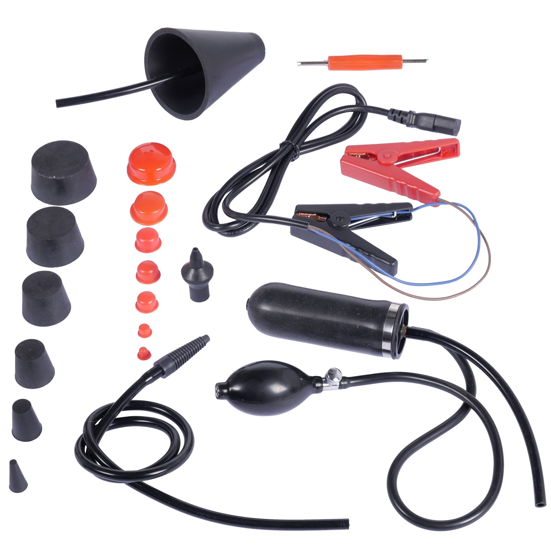 Генератор на дим 12V, тестер на плътност за течове с аксесоари FLUXON