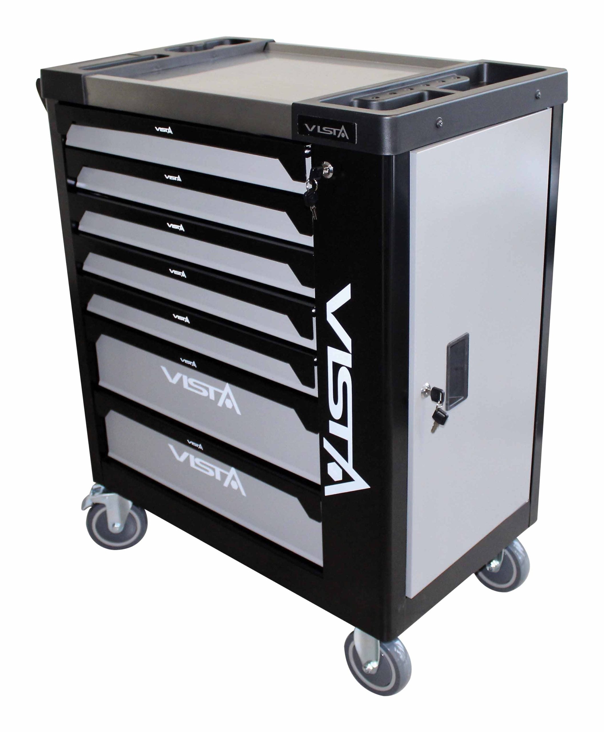 Професионален оборудван шкаф с 7 чекмеджета 6 модула 257 части ASTA POLAND