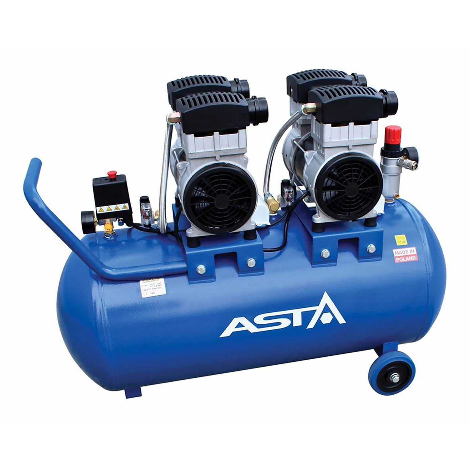 Компресор без масло 100 л 3kW 230V ASTA