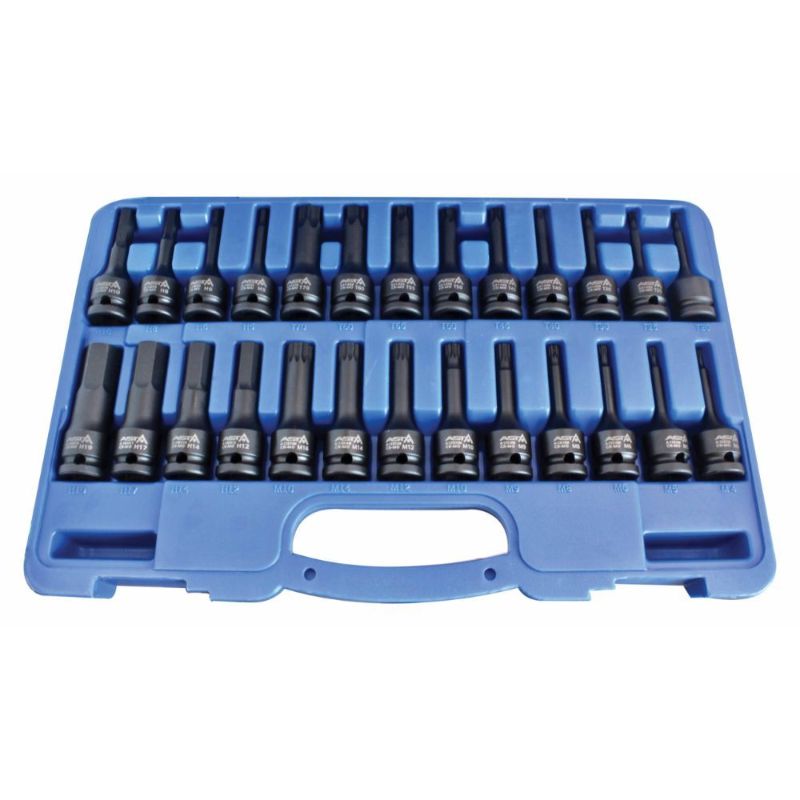 Комплект ударни битове имбус торкс XZN сплайн 1/2 26 части