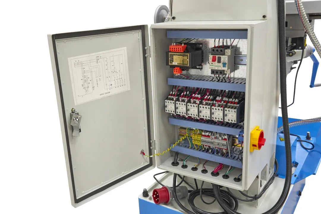 Професионална фрезова и пробивна машина с голяма маса и цифров дисплей BF 60 400V