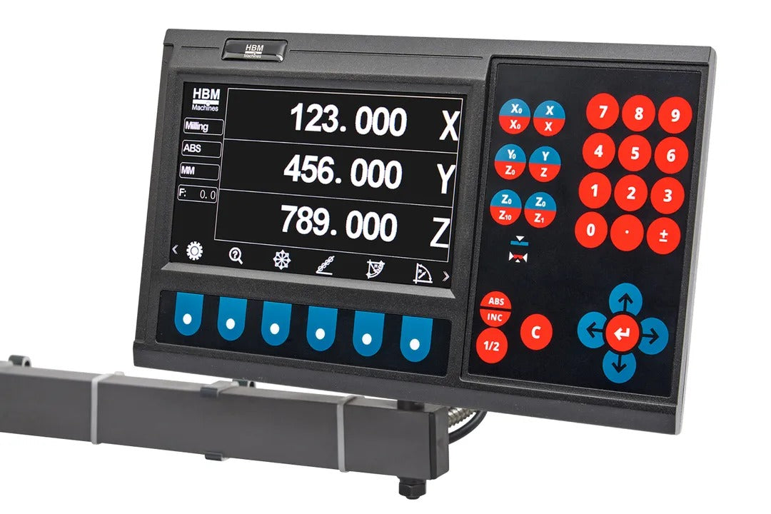 Професионална фрезова и пробивна машина с голяма маса и цифров дисплей BF 60 400V