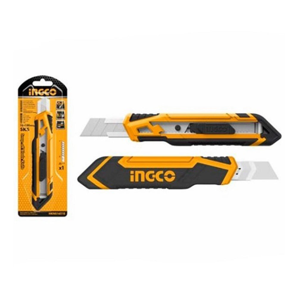 Пластмасово ножче с гумена дръжка INGCO