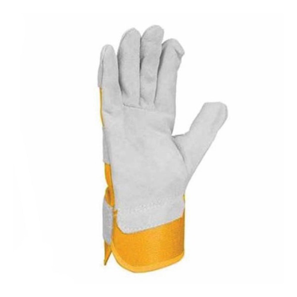 Защитни кожени ръкавици за заварки, размер 10.5 INGCO