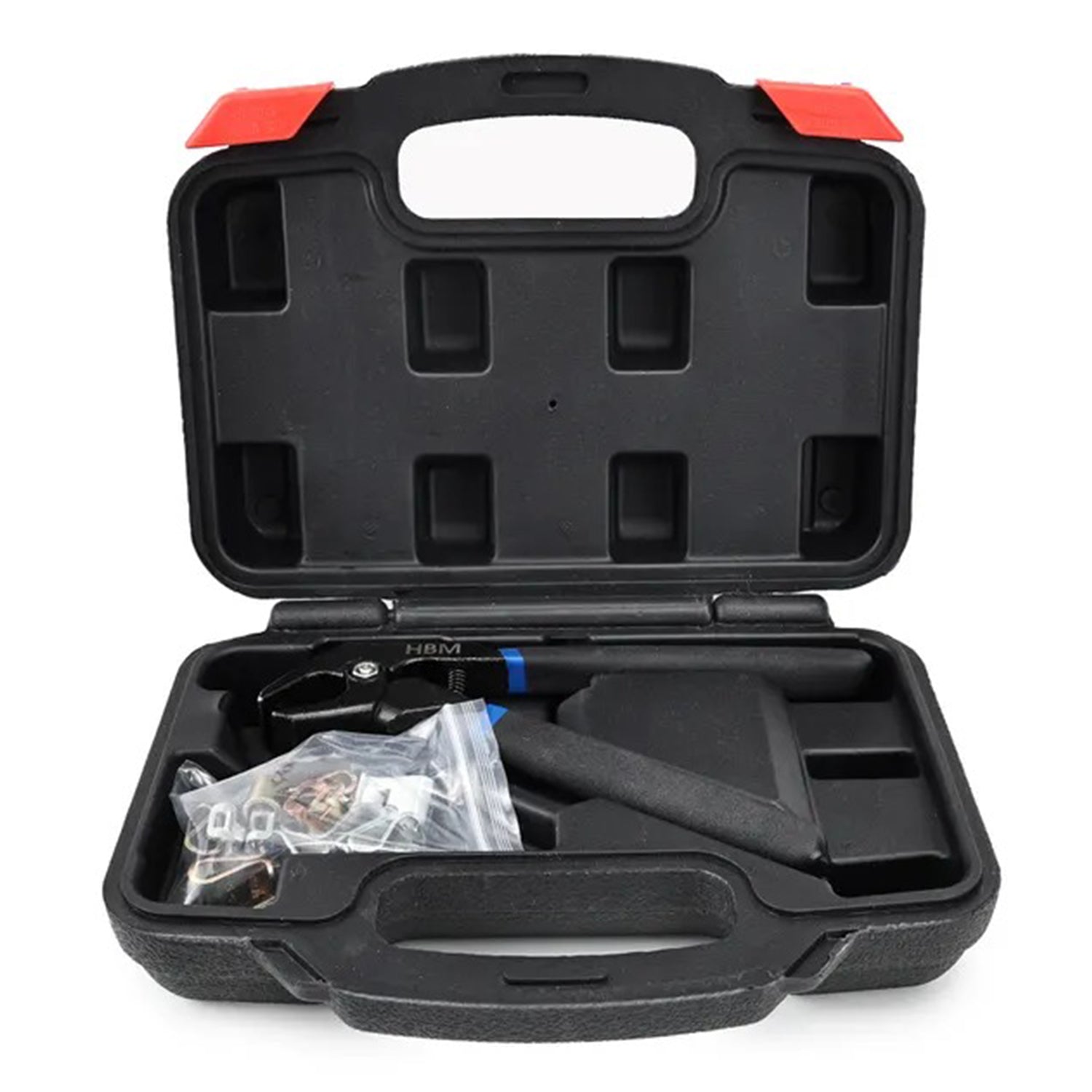 Клещи и скоби за фиксиране на плоскости за заваряване, 11 части HBM