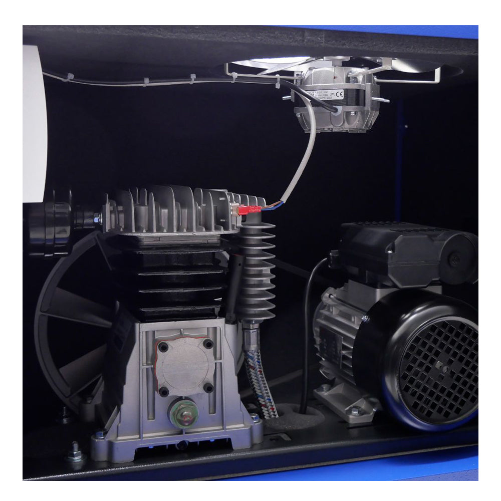 Безшумен компресор 1.5kW 10 bar 100l 230V zionair