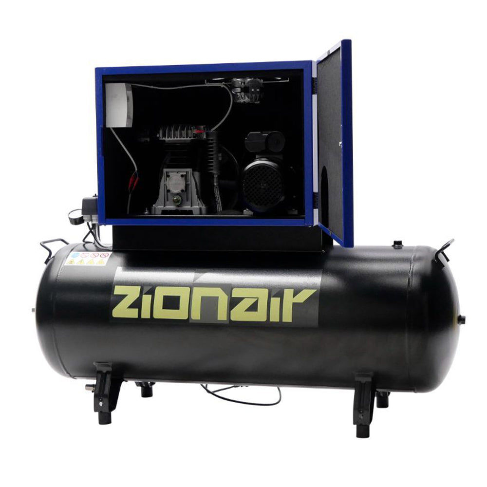 Безшумен компресор 2.2KW 10 BAR 200L 230V ZIONAIR