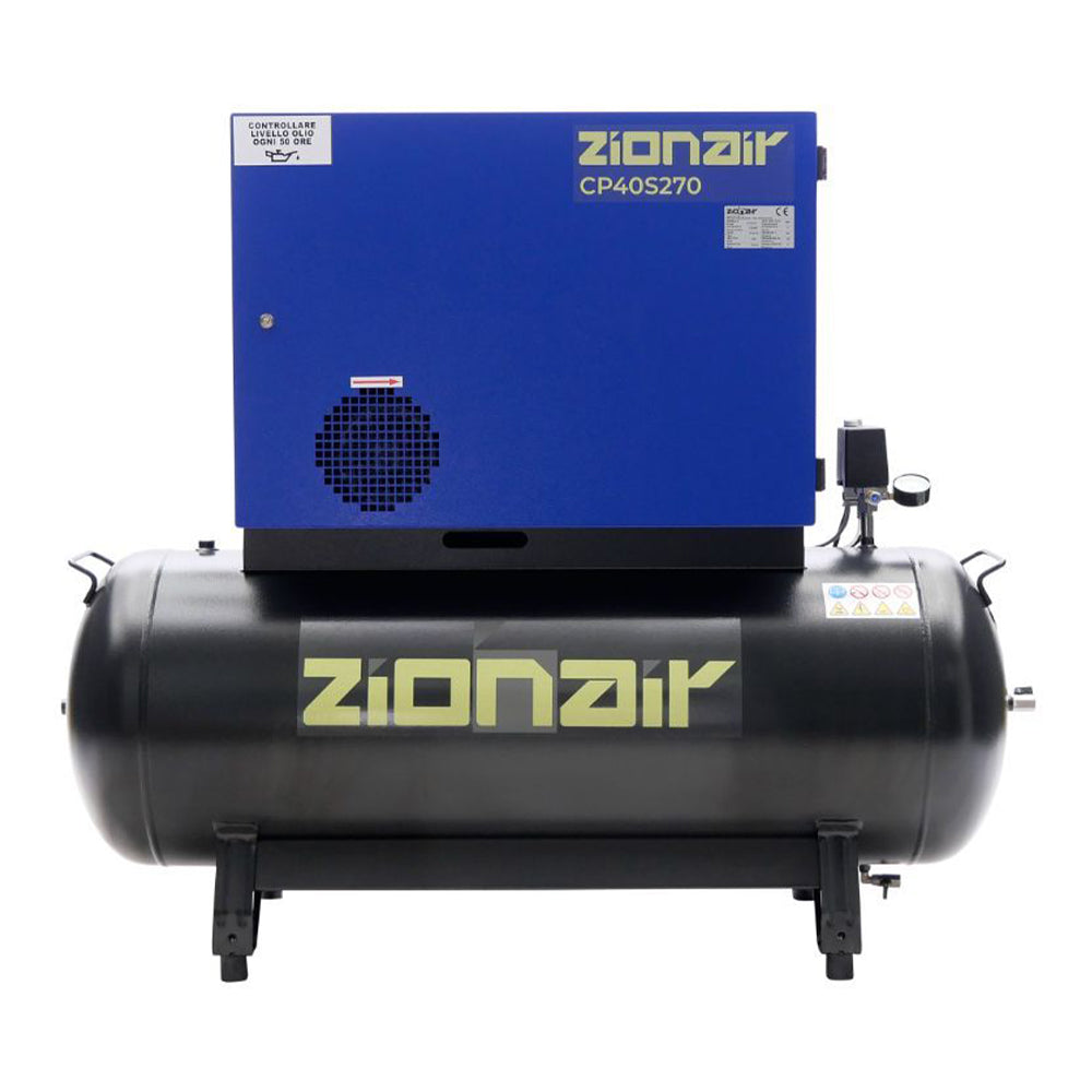Безшумен компресор 4KW 11 bar 270L 400V zionair